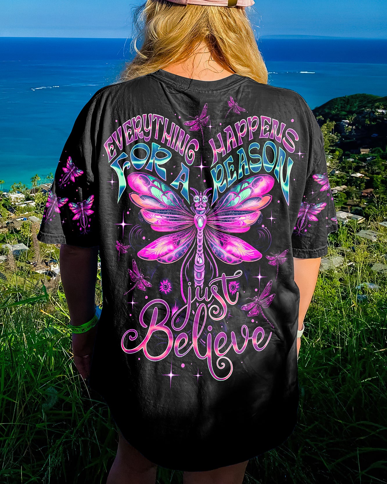 JUST BELIEVE DRAGONFLY ALL OVER PRINT - TY1407231