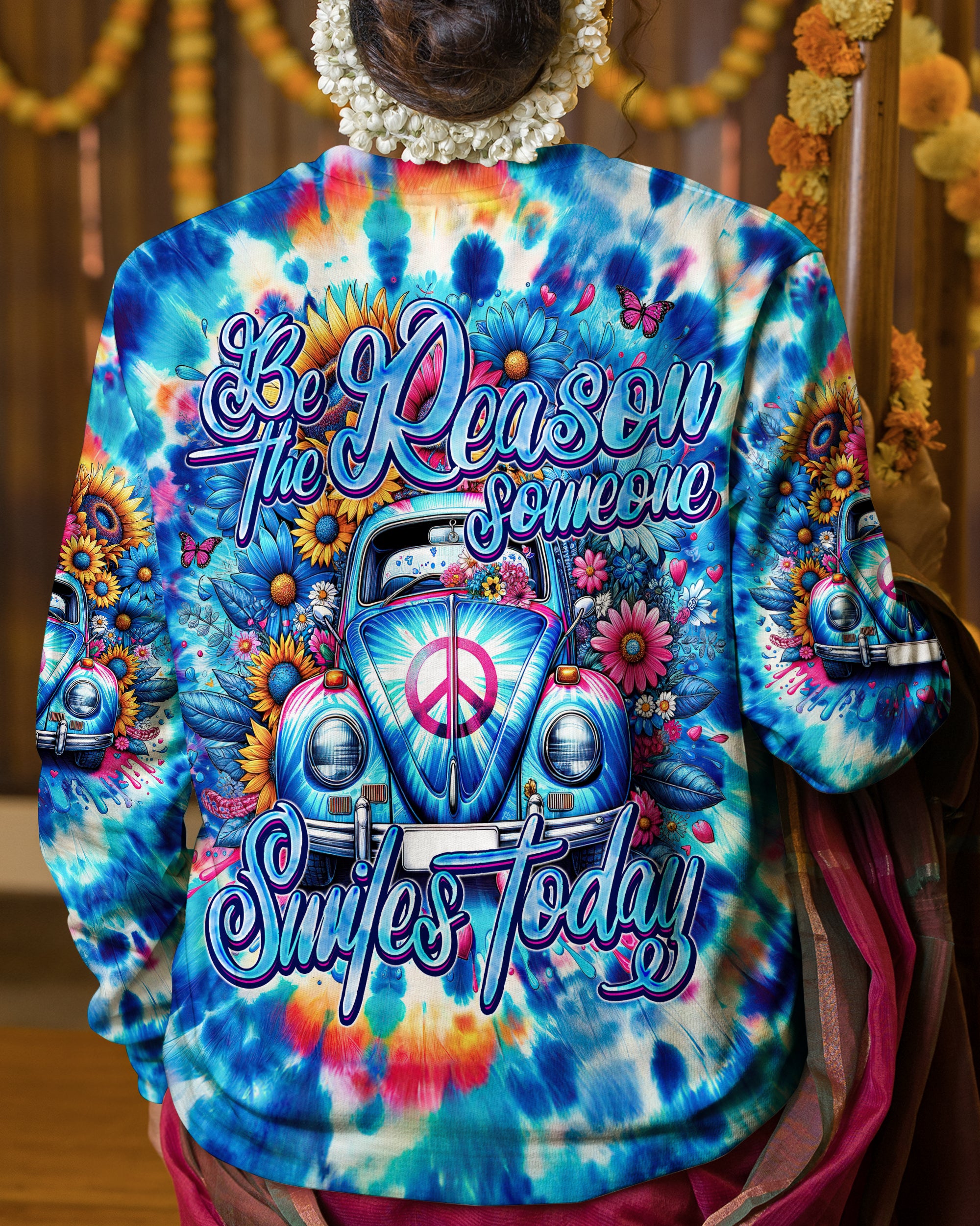 BE THE REASON SOMEONE SMILES TODAY TIE DYE ALL OVER PRINT - TY2401242