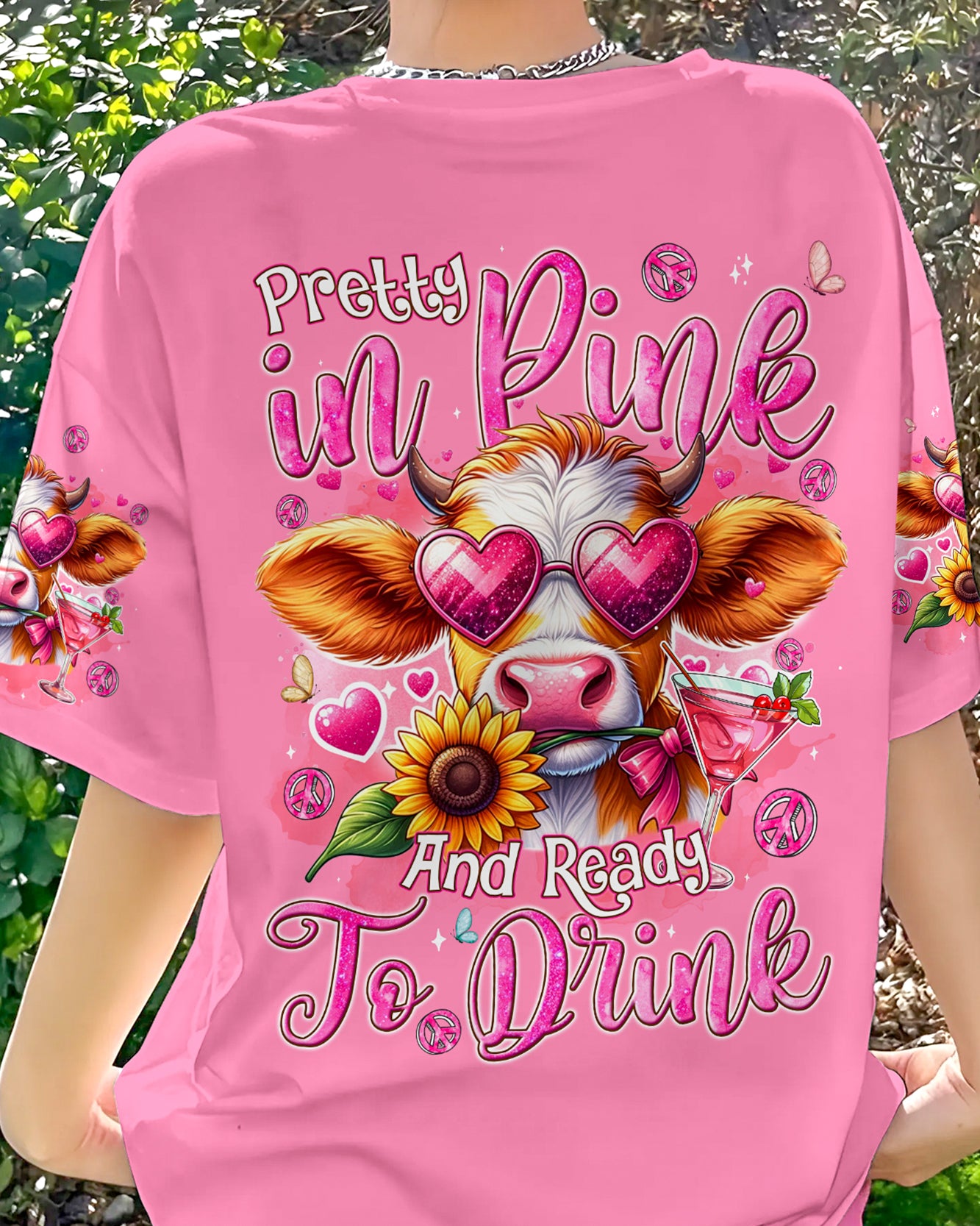 PRETTY IN PINK HEIFER ALL OVER PRINT - TYQY0307244
