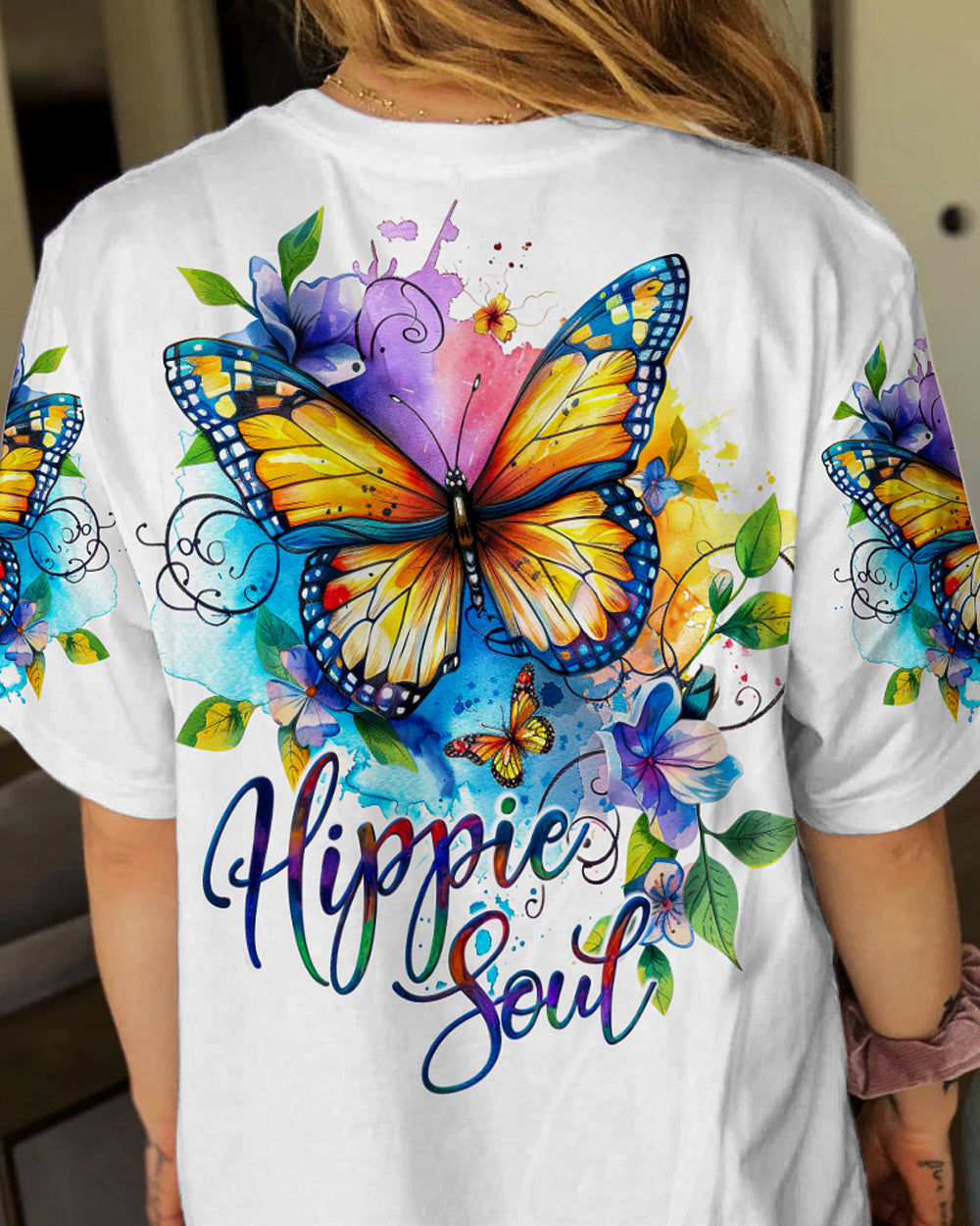 HIPPIE SOUL BUTTERFLY ALL OVER PRINT - TY0304242