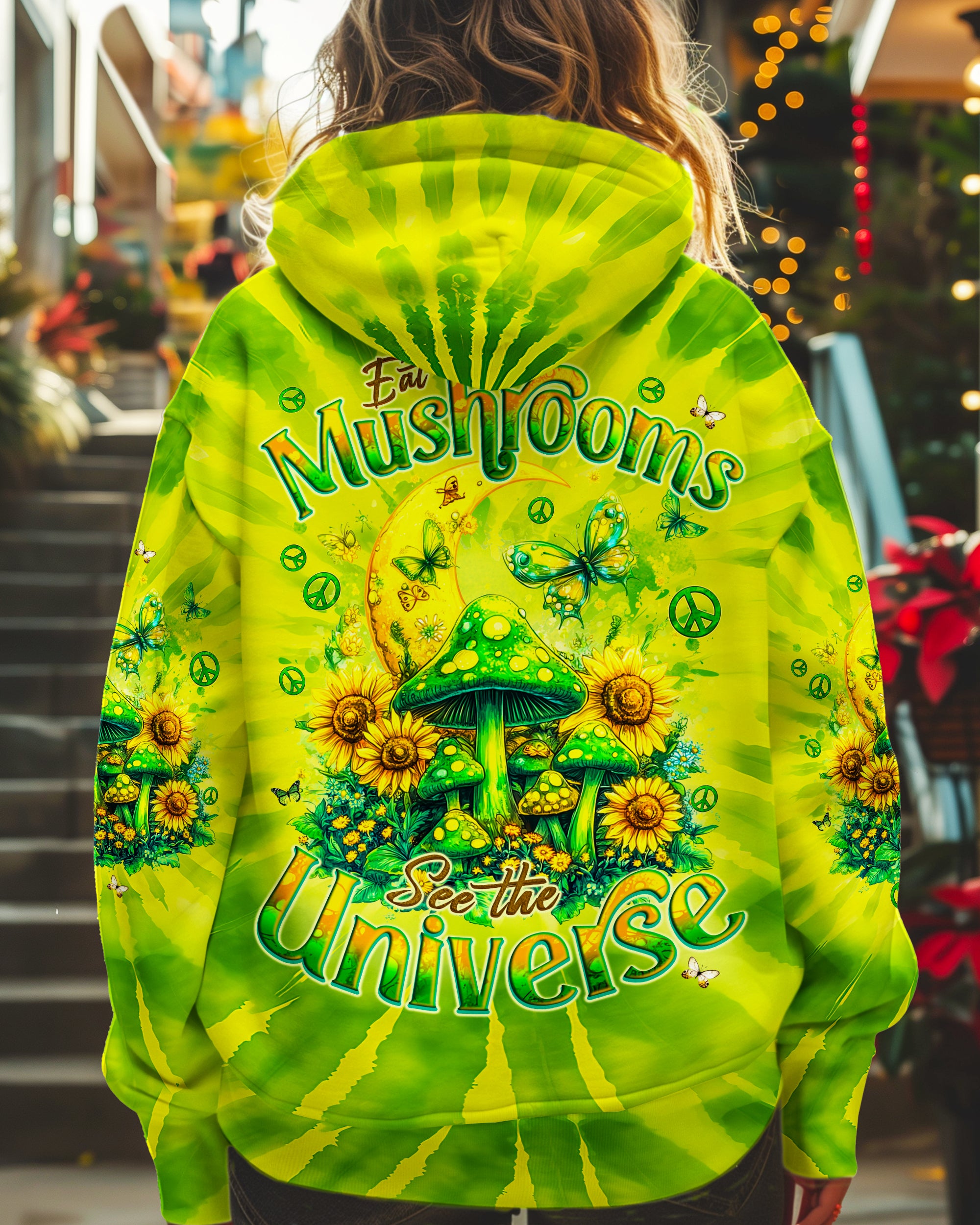 EAT MUSHROOMS SEE THE UNIVERSE TIE DYE ALL OVER PRINT - TYQY2001252