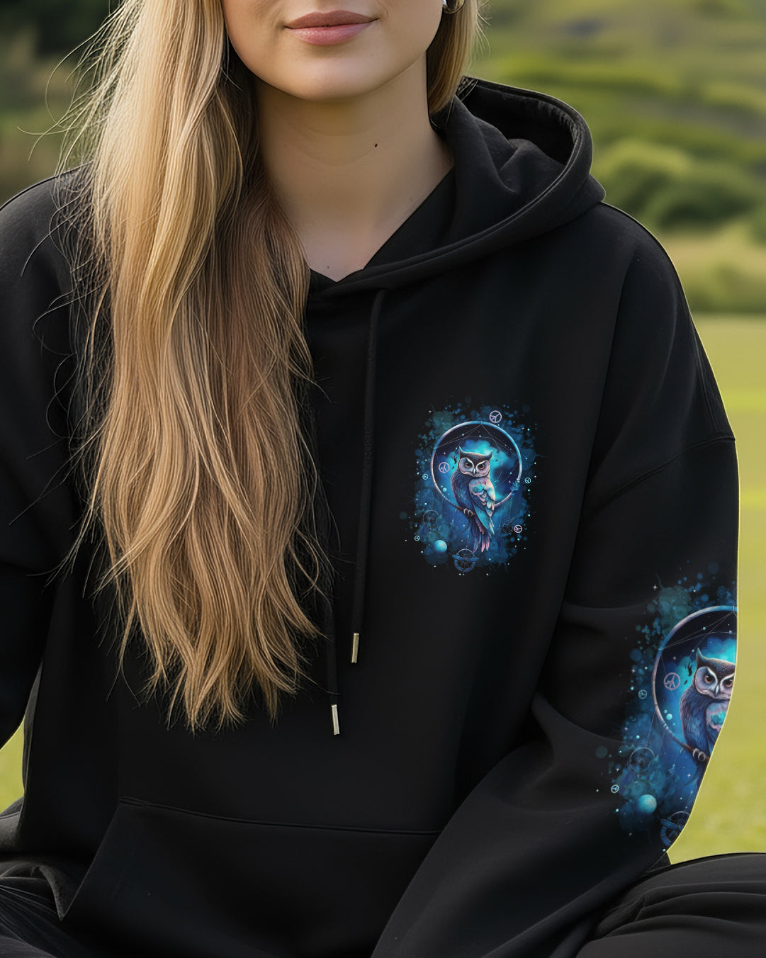 WHISPER WORDS OF WISDOM LET IT BE OWL ALL OVER PRINT - TYTD3110252