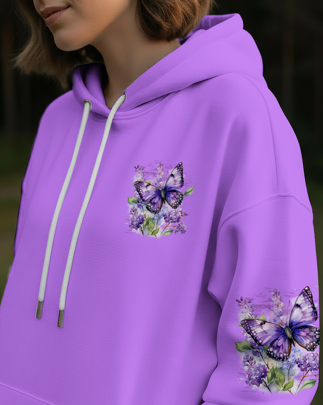 WHISPER WORDS OF WISDOM LET IT BE BUTTERFLY ALL OVER PRINT - TYTD1710252