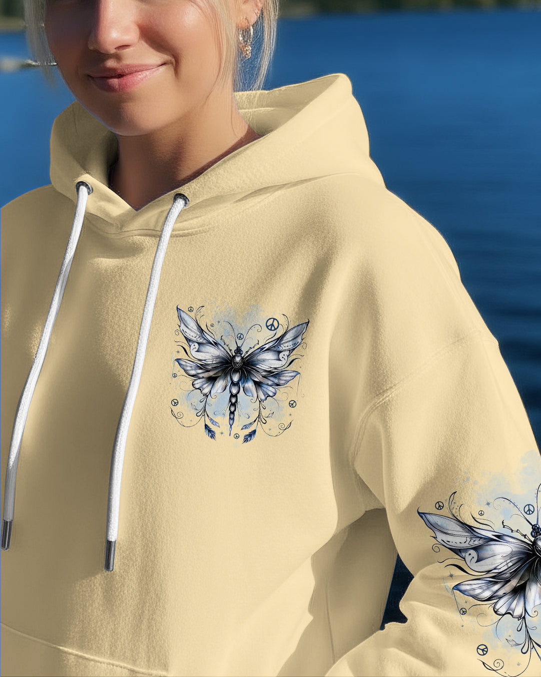 JUST BREATHE BUTTERFLY ALL OVER PRINT - TYTD1711253