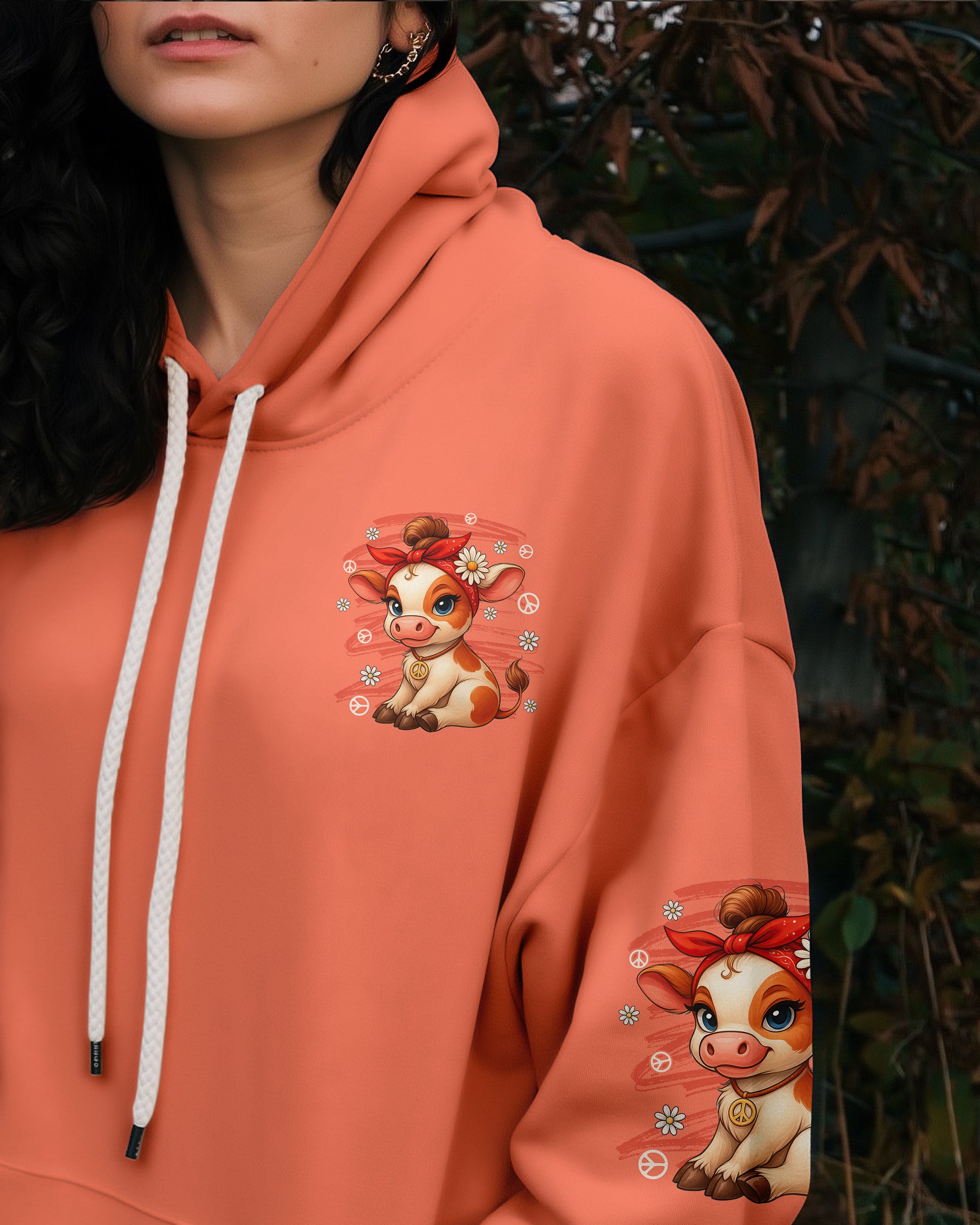 GOOD WOMEN COW ALL OVER PRINT - TYTD1909251