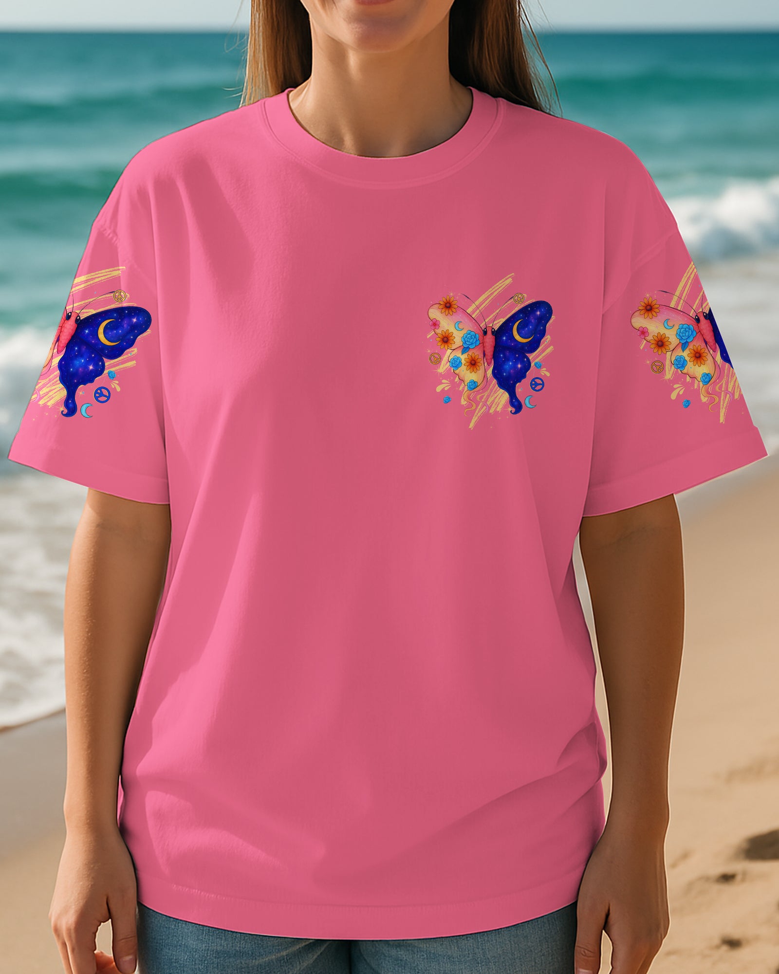 WHISPER WORDS OF WISDOM LET IT BE BUTTERFLY ALL OVER PRINT - TYTD0808252