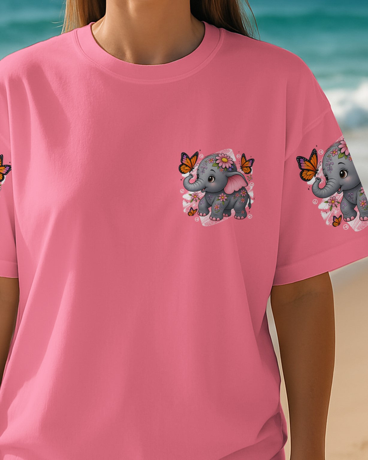 IN A WORLD WHERE YOU CAN BE ANYTHING BE KIND ELEPHANT ALL OVER PRINT - TYTD2407252