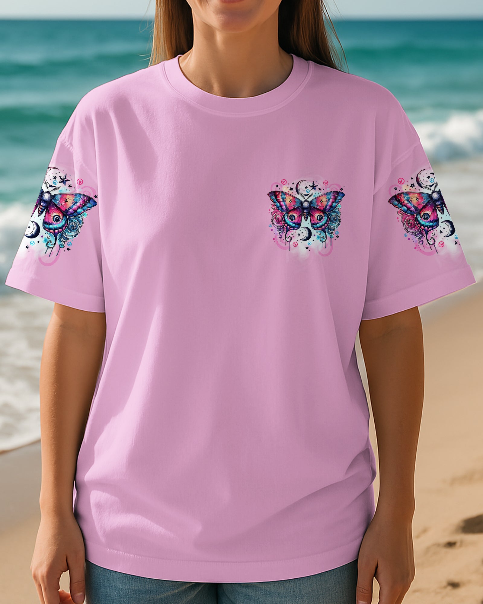 I BELIEVE IN MAGIC AND NAPS BUTTERFLY ALL OVER PRINT - TYTD0508254