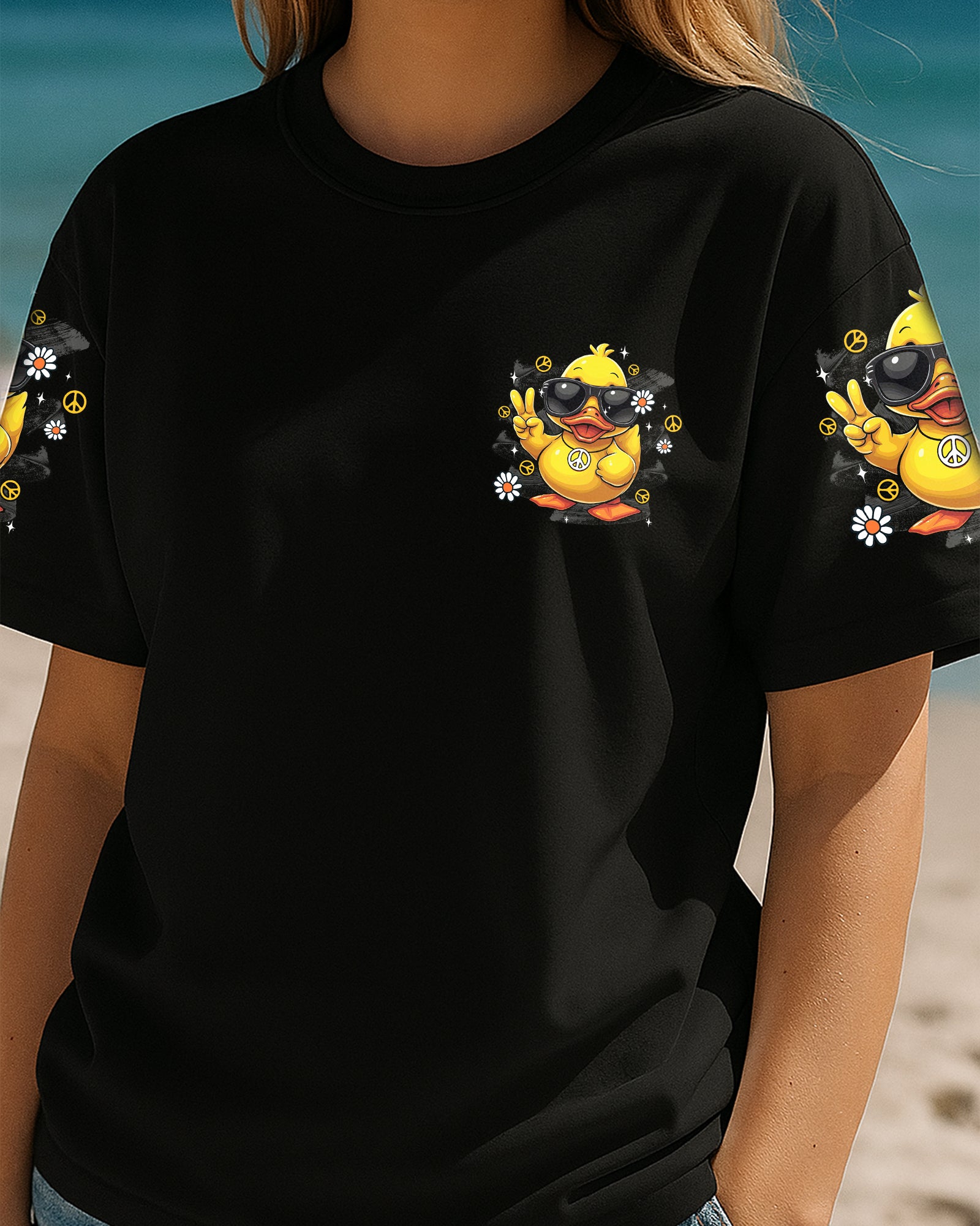 I'M NOT SHORT DUCK HIPPIE ALL OVER PRINT - TYTD0408251