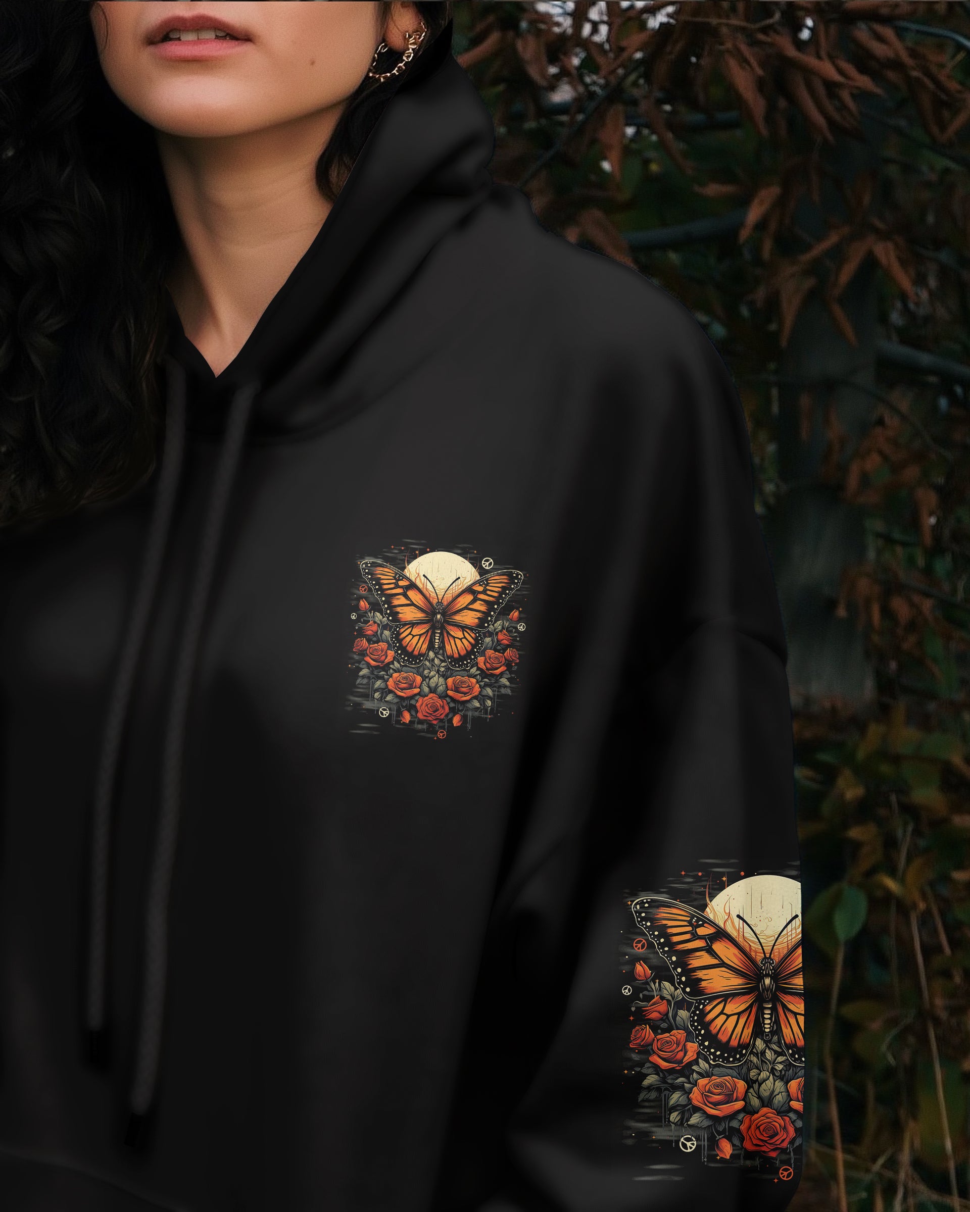 HELLO DARKNESS MY OLD FRIEND BUTTERFLY ALL OVER PRINT - TYTD0710251