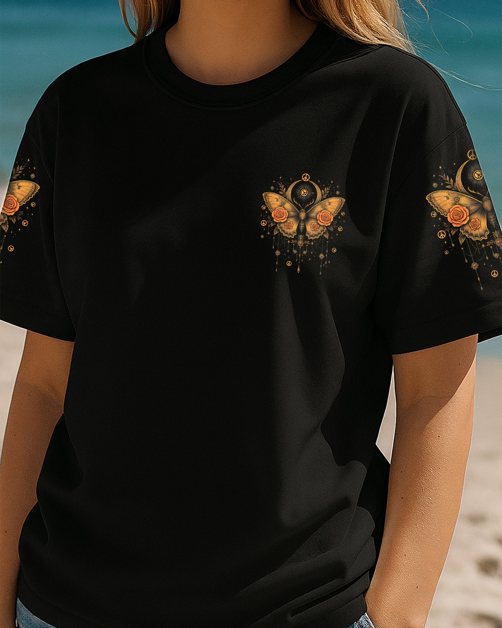 THE MOON SEES YOUR SOUL BUTTERFLY ALL OVER PRINT - TYTD1108252