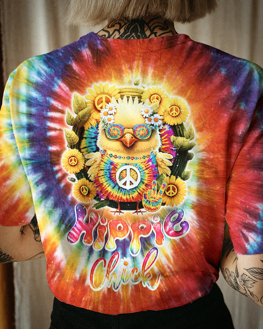 HIPPIE CHICK ALL OVER PRINT - TY1502232