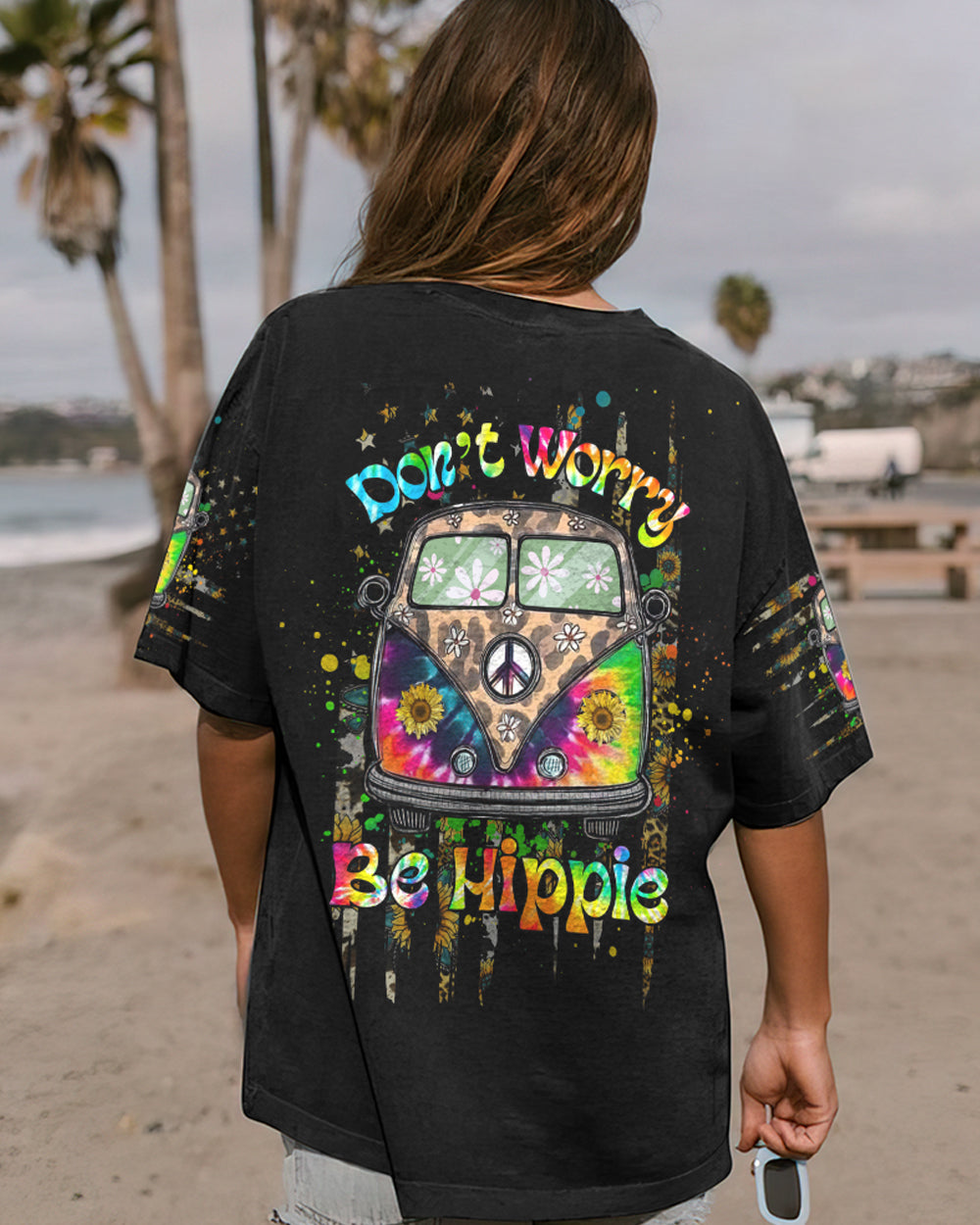 DON'T WORRY BE HIPPIE ALL OVER PRINT - YHHG2202231