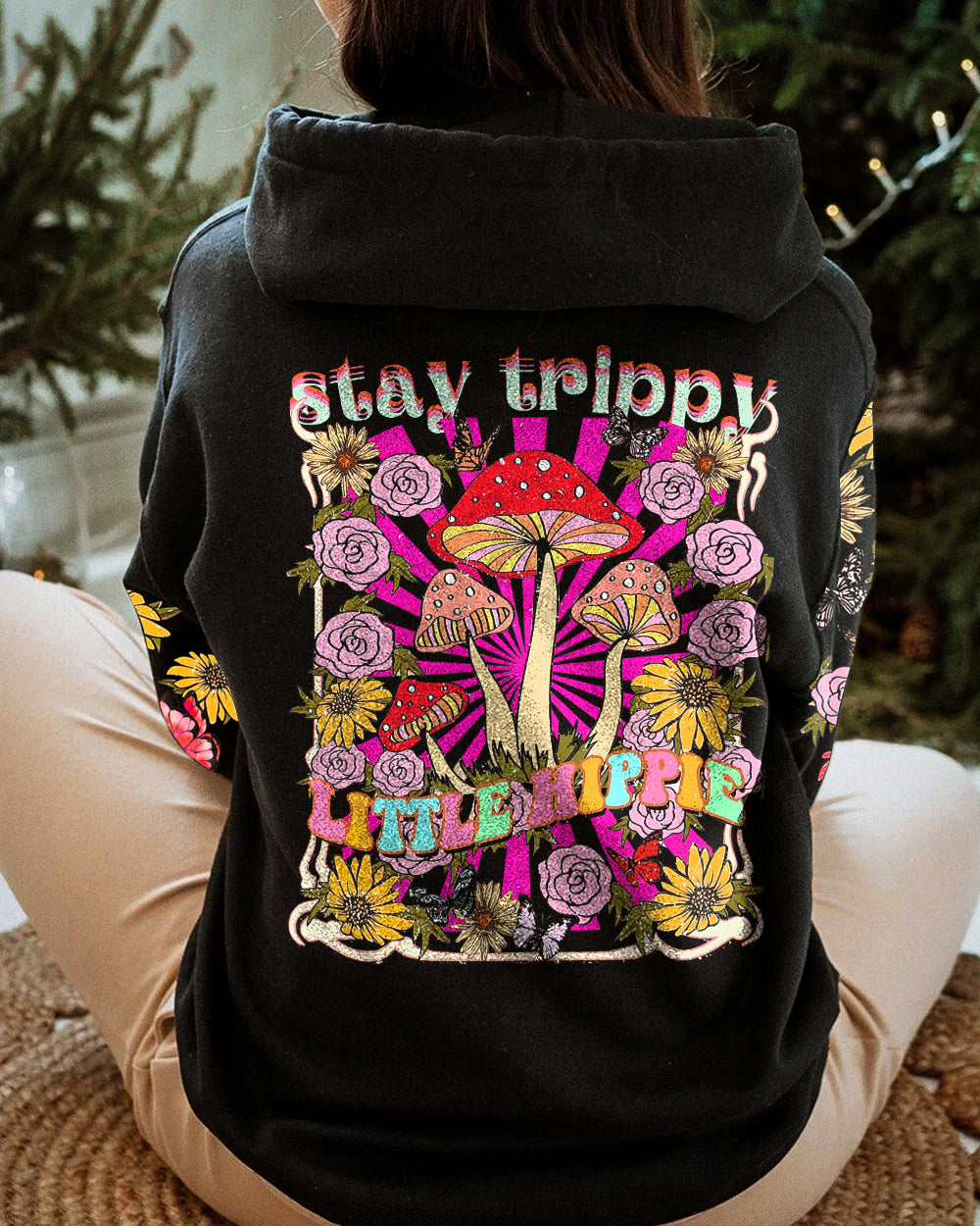 STAY TRIPPY LITTLE HIPPIE BOHO ALL OVER PRINT - TA3101233