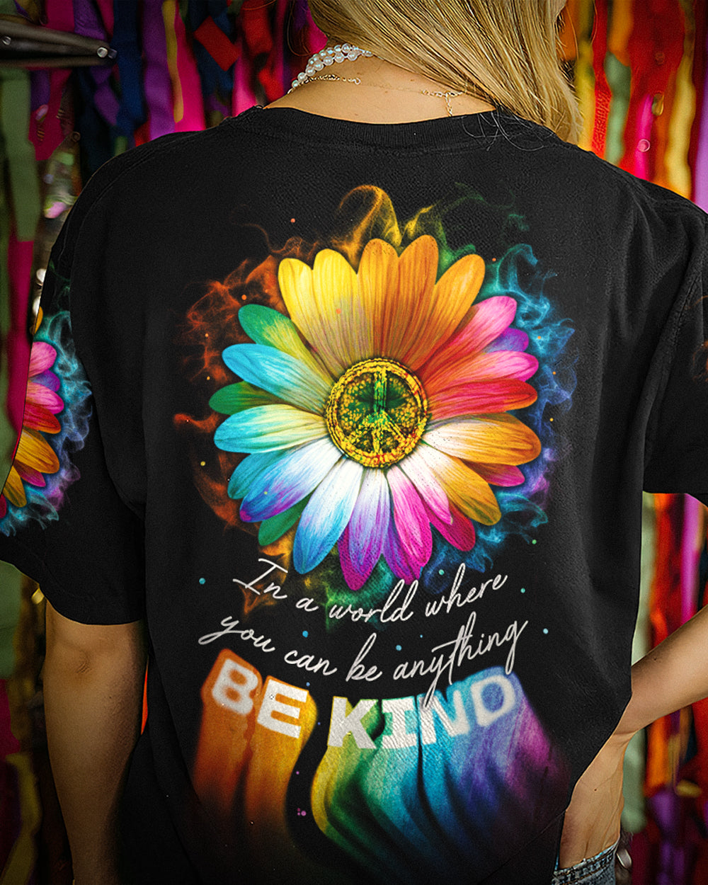 BE KIND DAISY ALL OVER PRINT - TA2002233