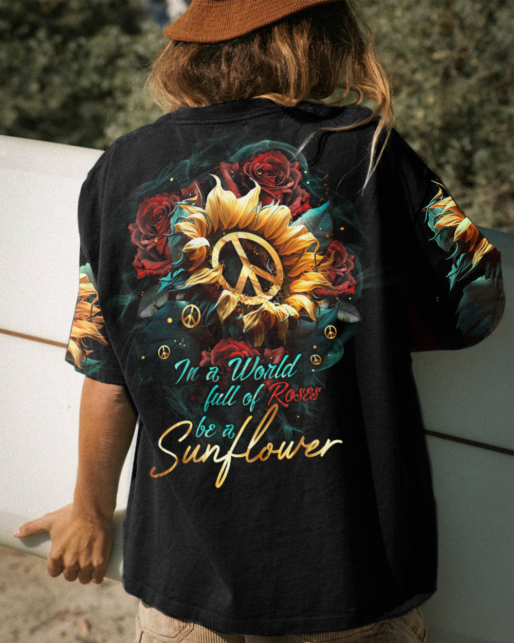 BE A SUNFLOWER ALL OVER PRINT - TY1402232