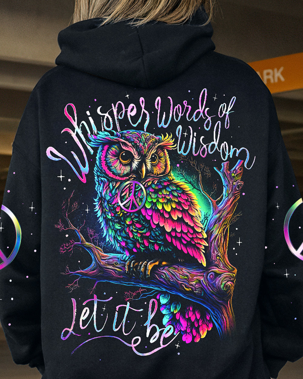WHISPER WORDS OF WISDOM OWL ALL OVER PRINT - TY1703232