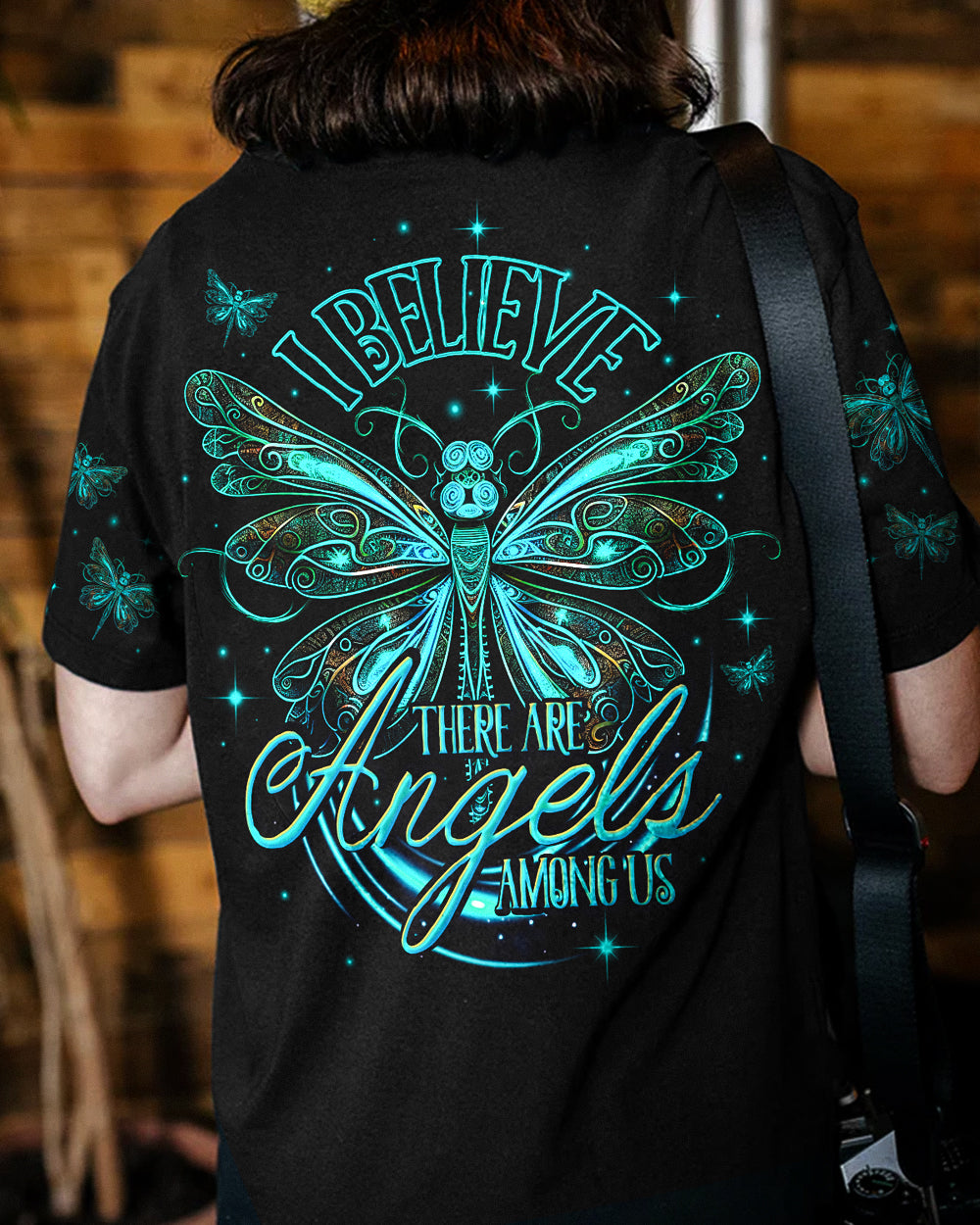 I BELIEVE THERE ARE ANGELS AMONG US ALL OVER PRINT - TY0905231