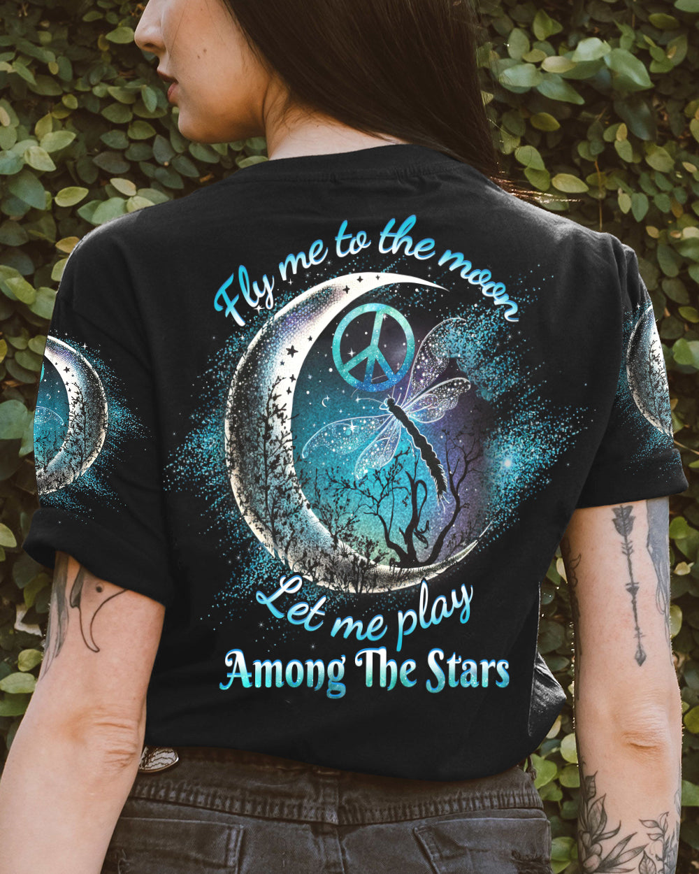 FLY ME TO THE MOON ALL OVER PRINT - YHHG1302232