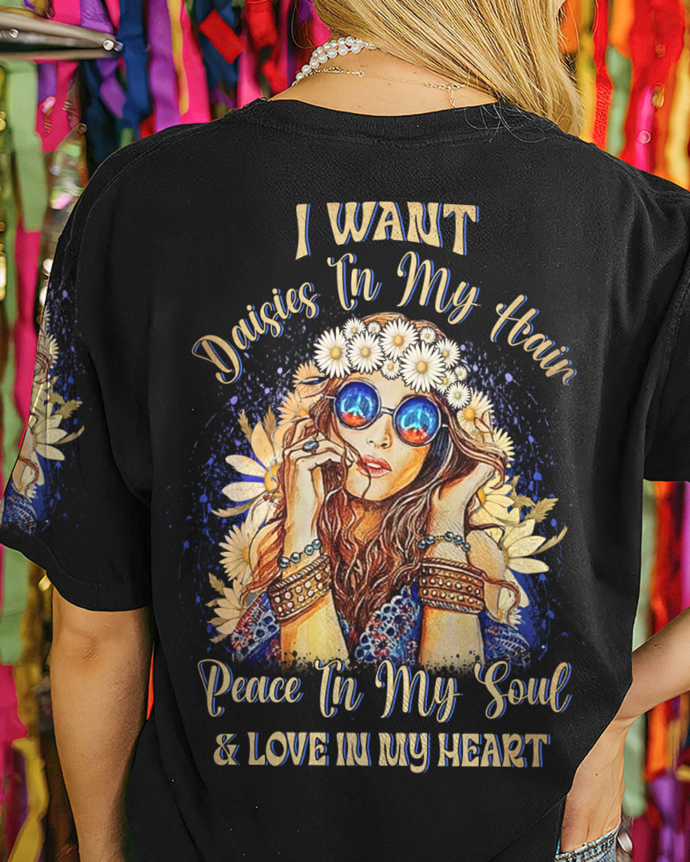 I WANT DAISIES IN MY HAIR ALL OVER PRINT - YHLN1502231