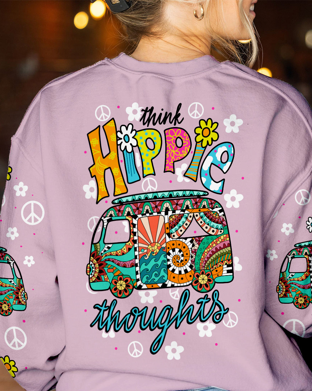 THINK HIPPIE THOUGHTS ALL OVER PRINT - TY0102232