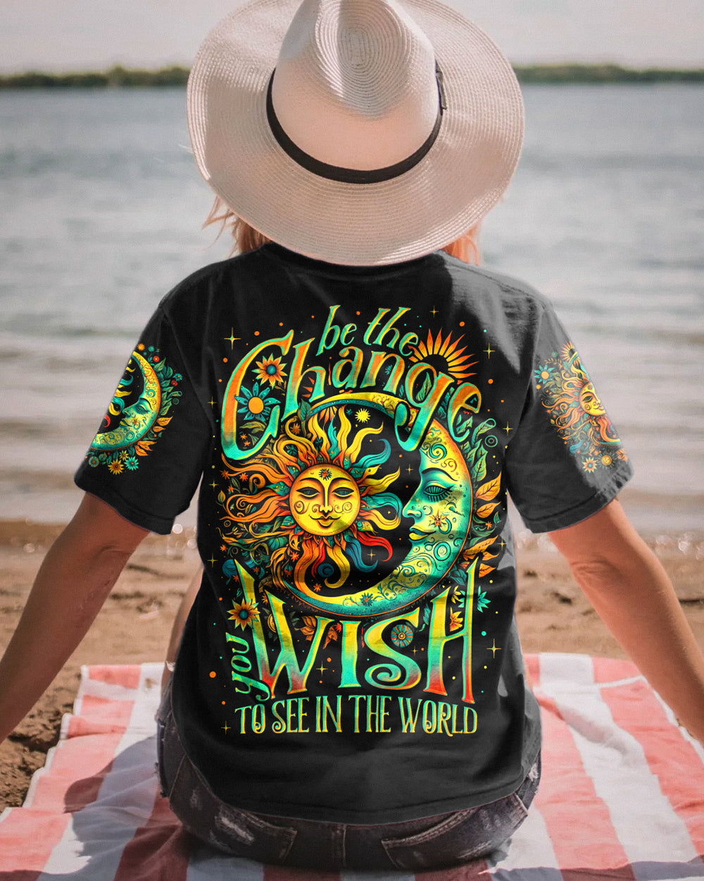BE THE CHANGE YOU WISH ALL OVER PRINT - TY1105232