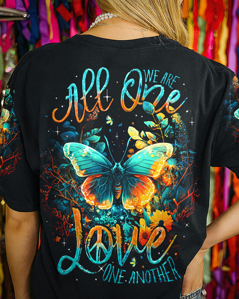 WE ARE ALL ONE BUTTERFLY ALL OVER PRINT - TY1603231
