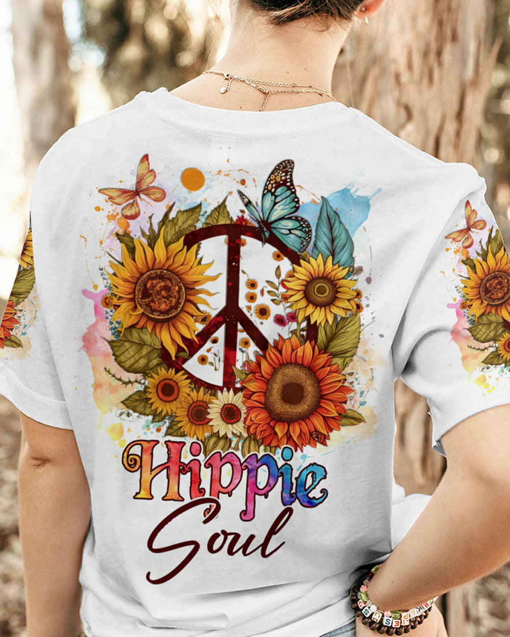 HIPPIE SOUL SUNFLOWER ALL OVER PRINT - YHLN2802232