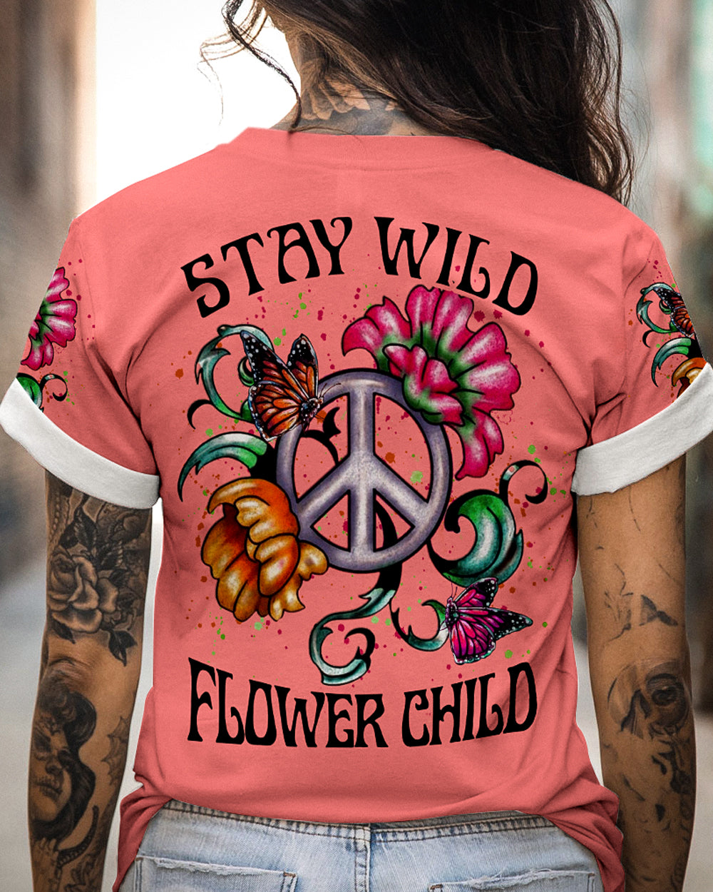 STAY WILD FLOWER CHILD ALL OVER PRINT - YHLN2302233