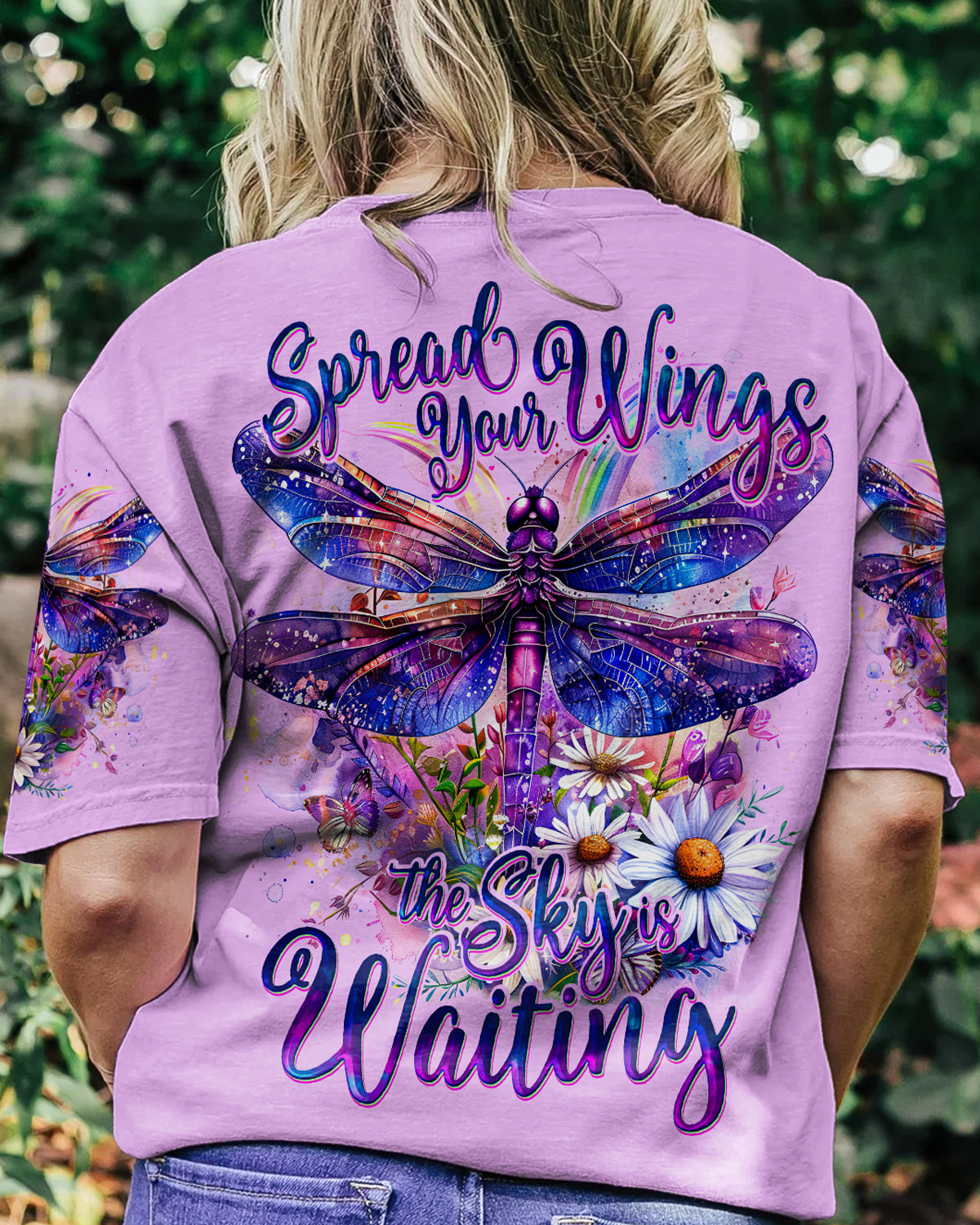 THE SKY IS WAITING DRAGONFLY ALL OVER PRINT - TY0603241