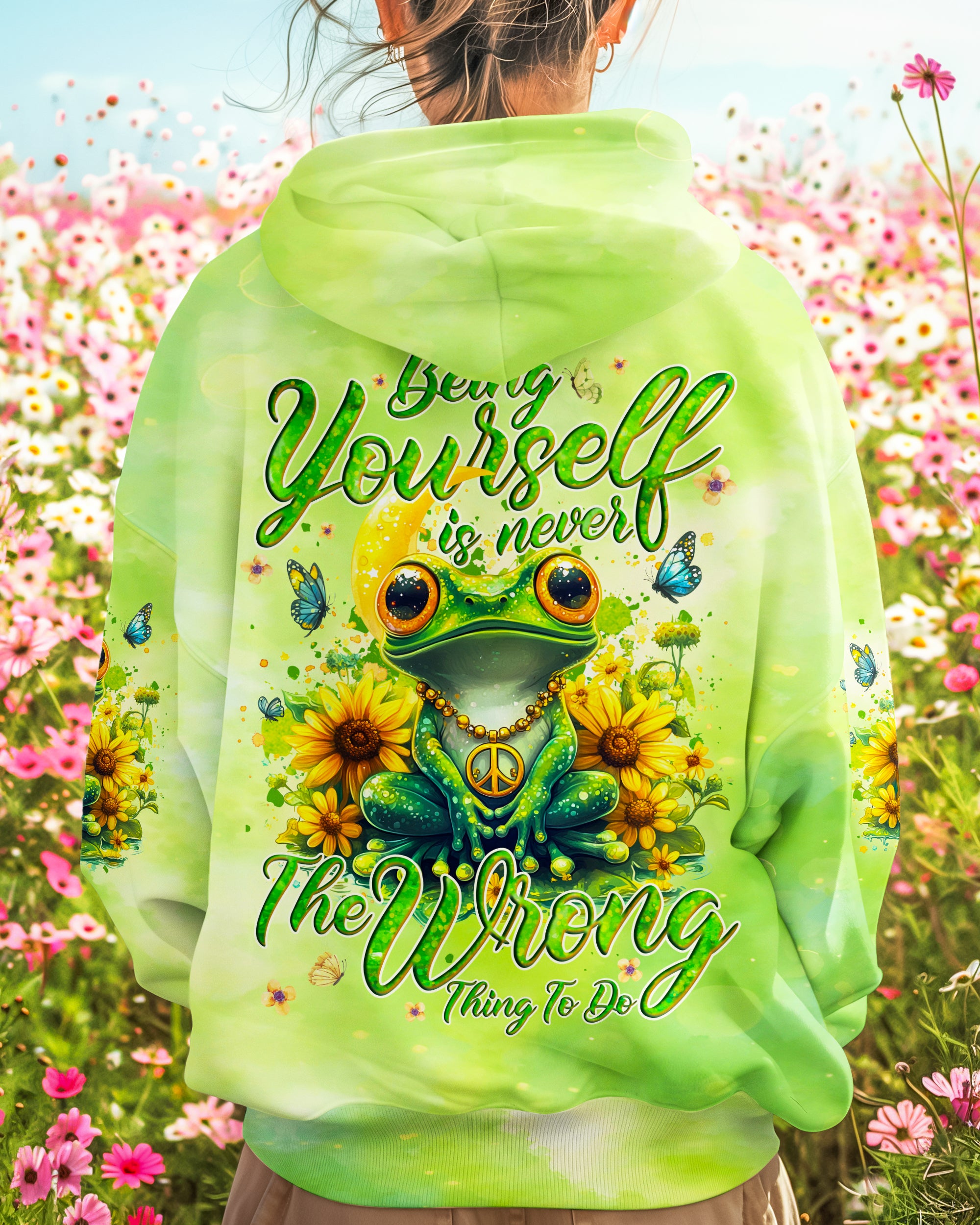 BEING YOURSELF FROG ALL OVER PRINT - TYQY2002253