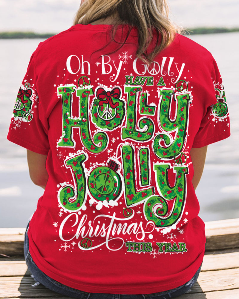 OH BY GOLLY CHRISTMAS ALL OVER PRINT - TY0109232