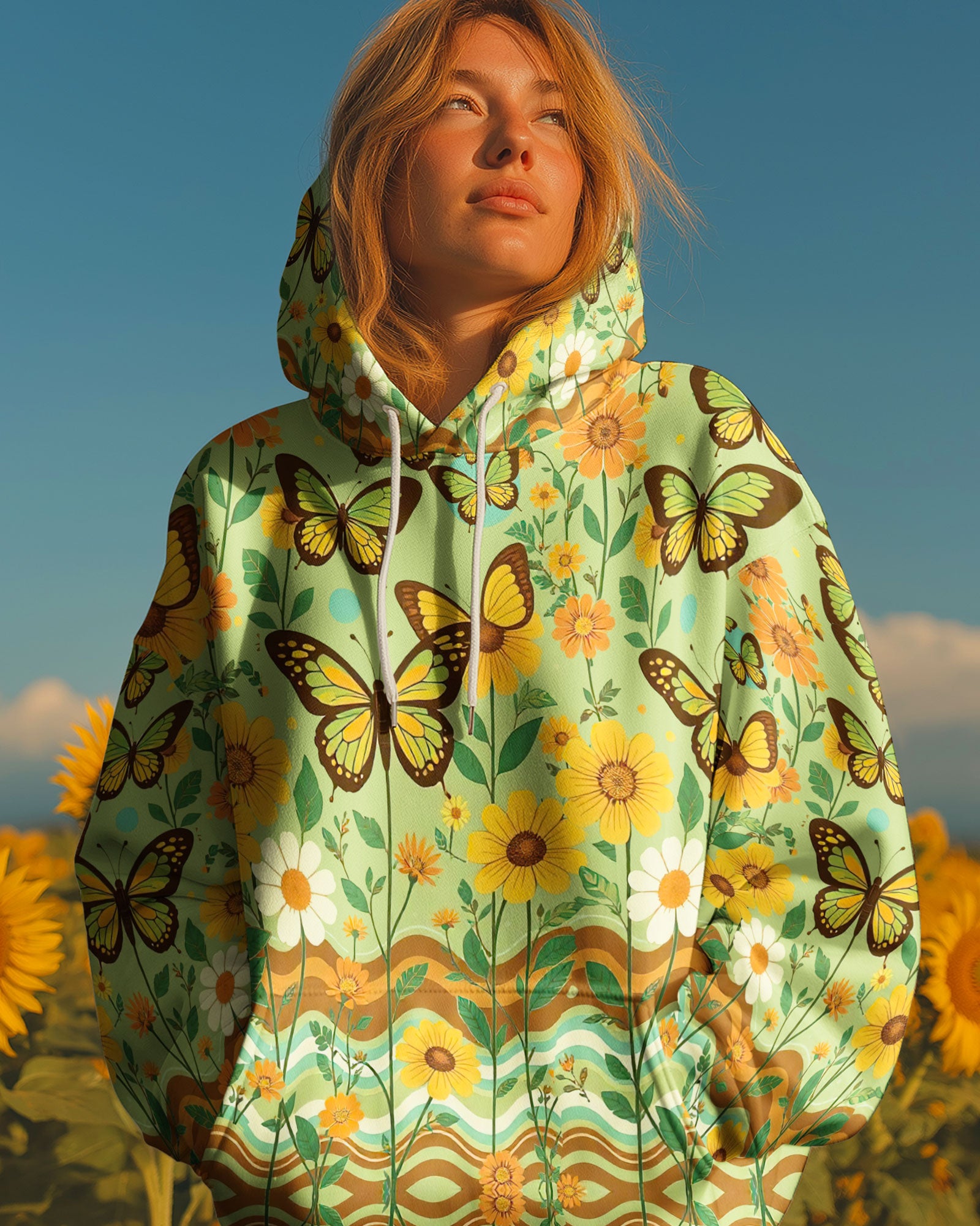 BOHO BUTTERFLIES HIPPIE ALL OVER PRINT - TY1911251