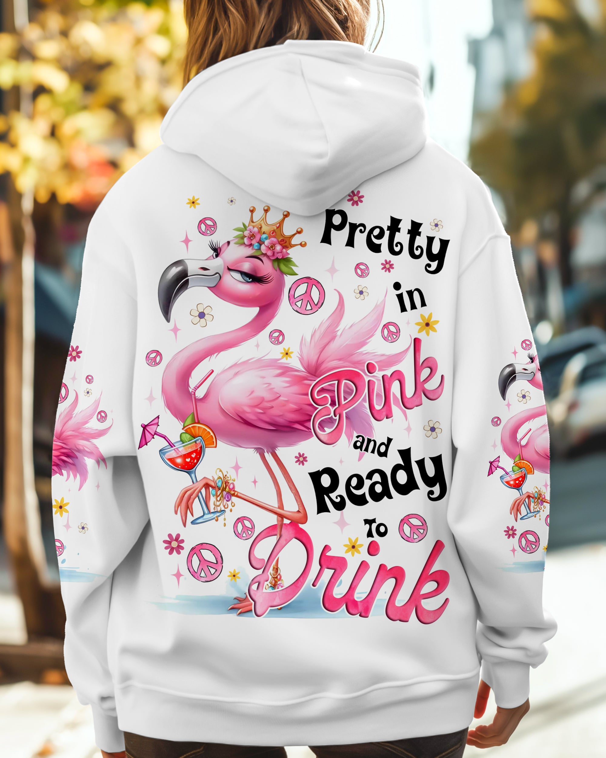 PRETTY IN PINK FLAMINGO ALL OVER PRINT - TYQY2602253