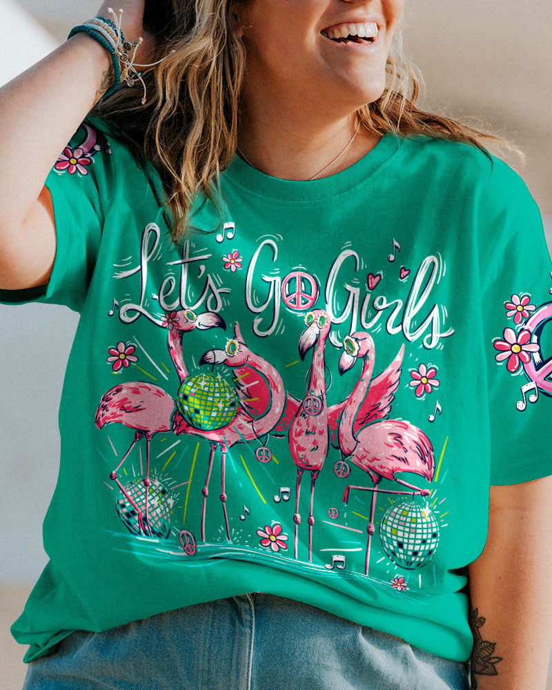 LET'S GO GIRLS FLAMINGO ALL OVER PRINT - TY0606231