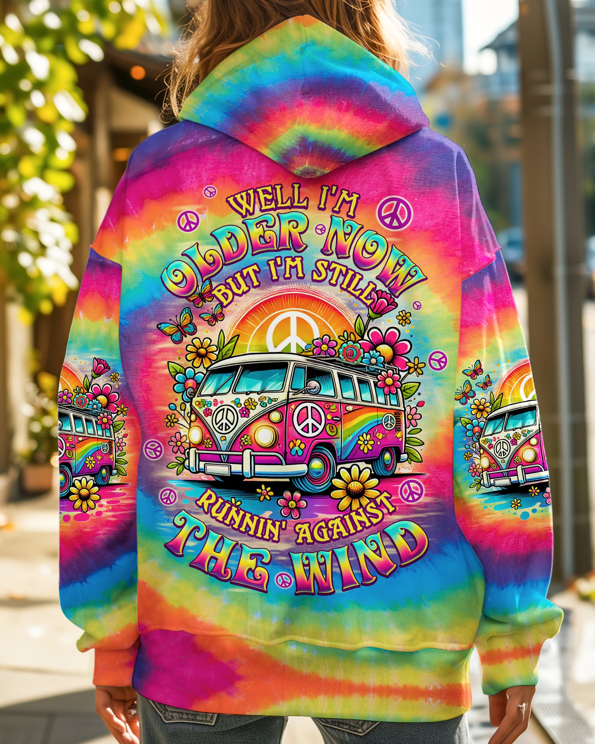 RUNNING AGAINST THE WIND TIE DYE ALL OVER PRINT - TYQY0303253