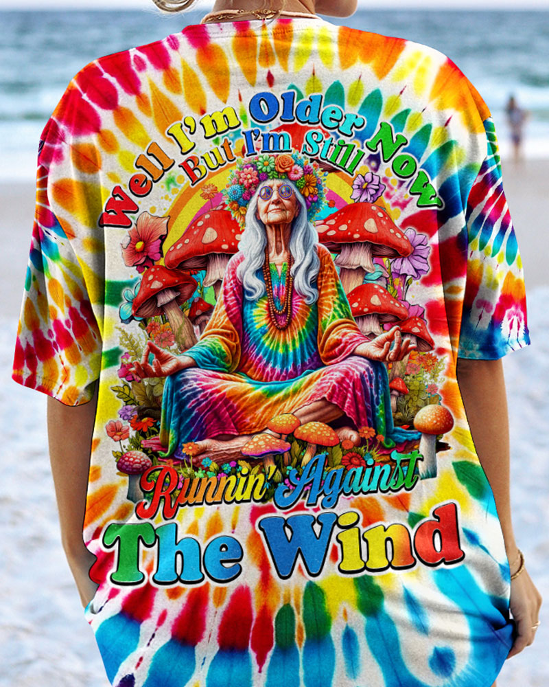 RUNNING AGAINST THE WIND TIE DYE ALL OVER PRINT - TY1410233
