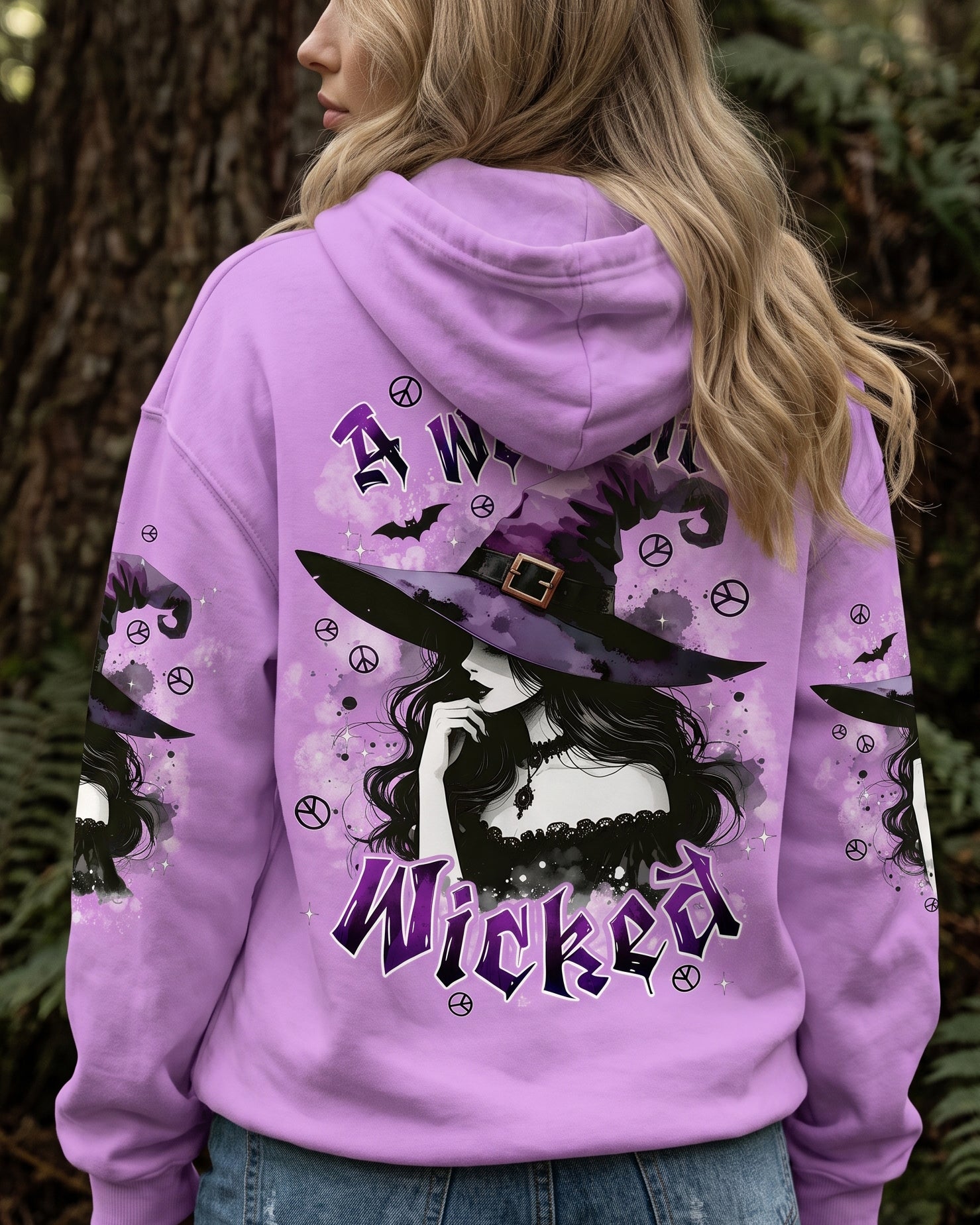 A WEE BIT WICKED HALLOWEEN ALL OVER PRINT - TYPQ2507261
