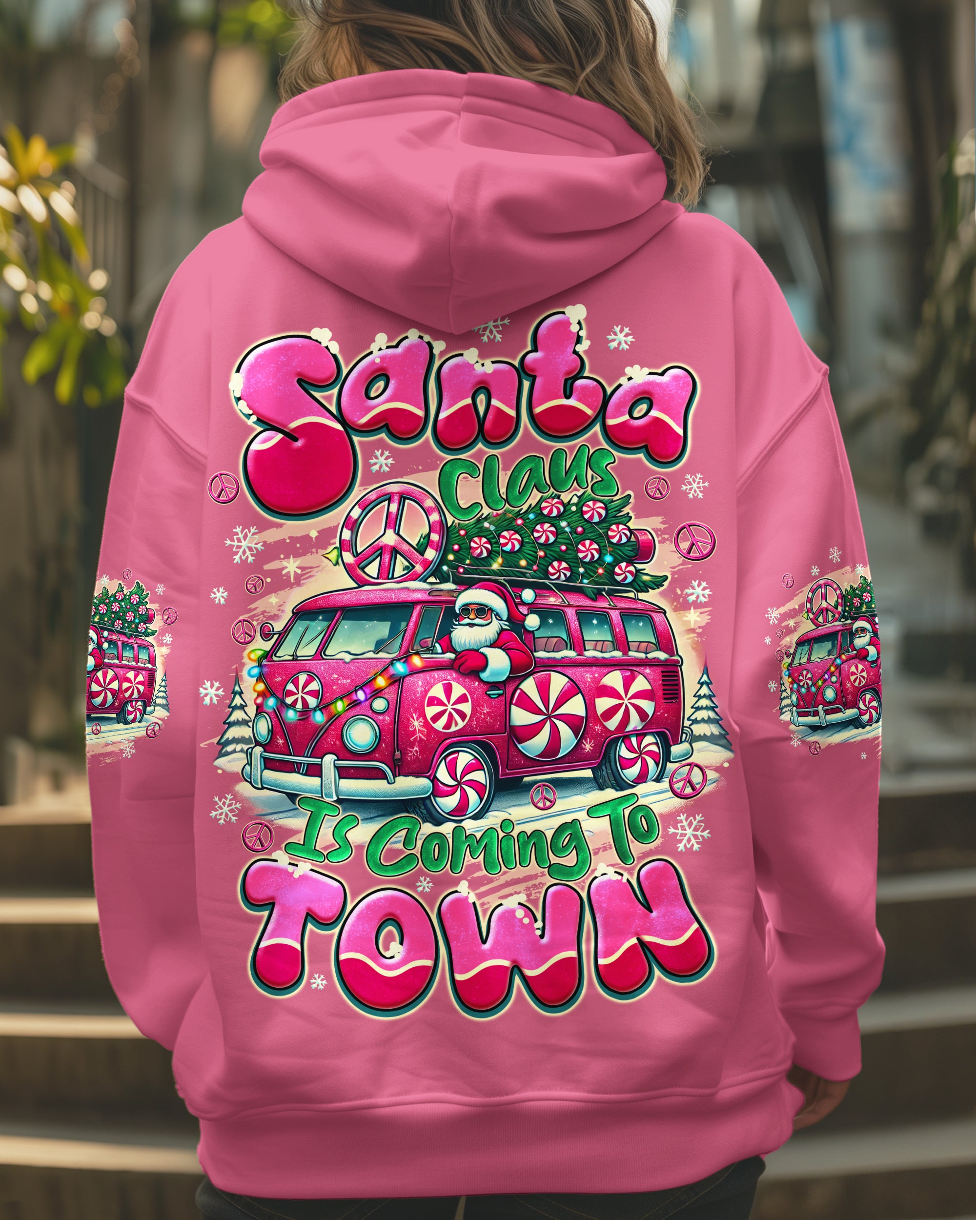 SANTA CLAUS IS COMING CHRISTMAS ALL OVER PRINT - TYQY0110253