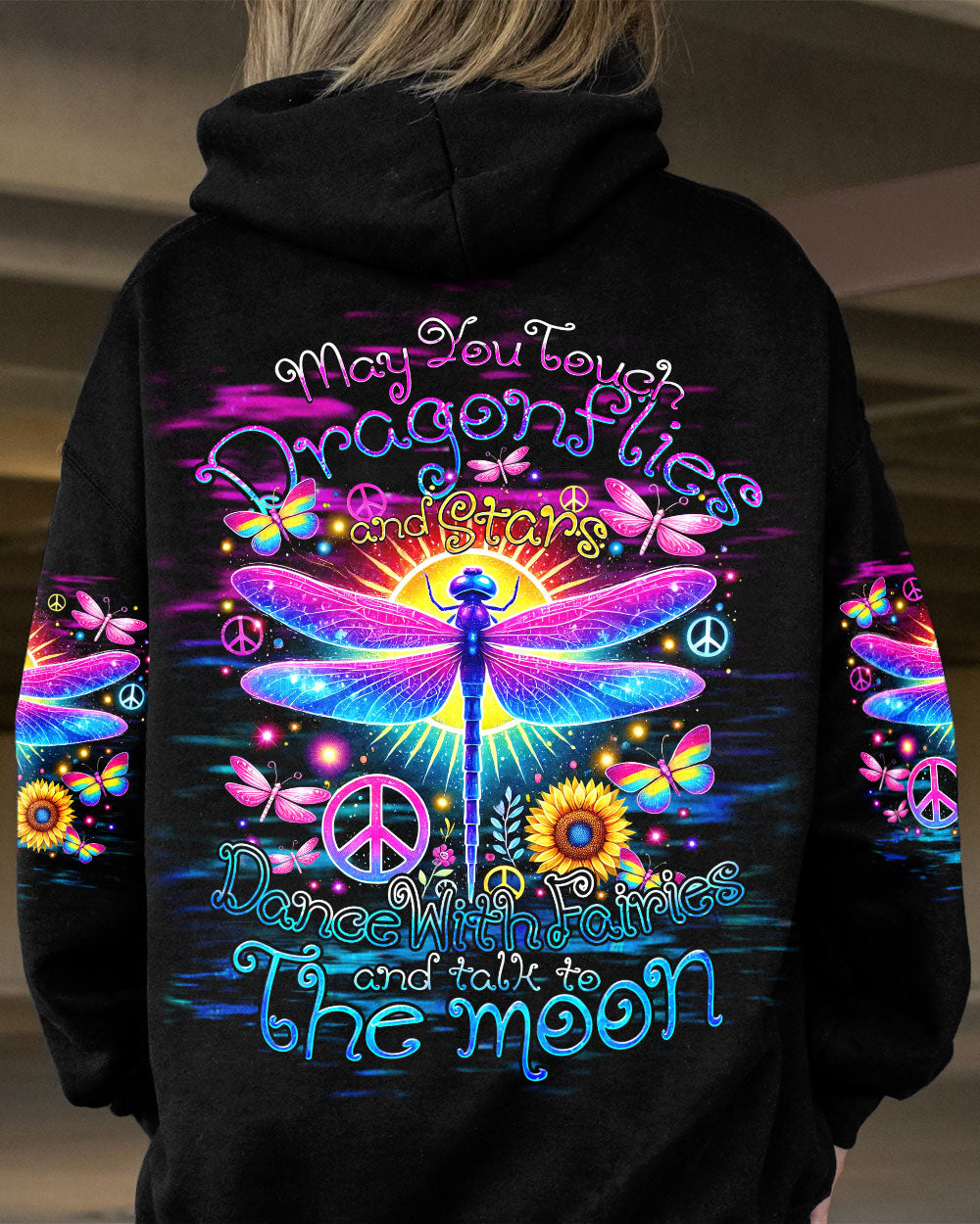 MAY YOU TOUCH DRAGONFLIES ALL OVER PRINT - TY0507241
