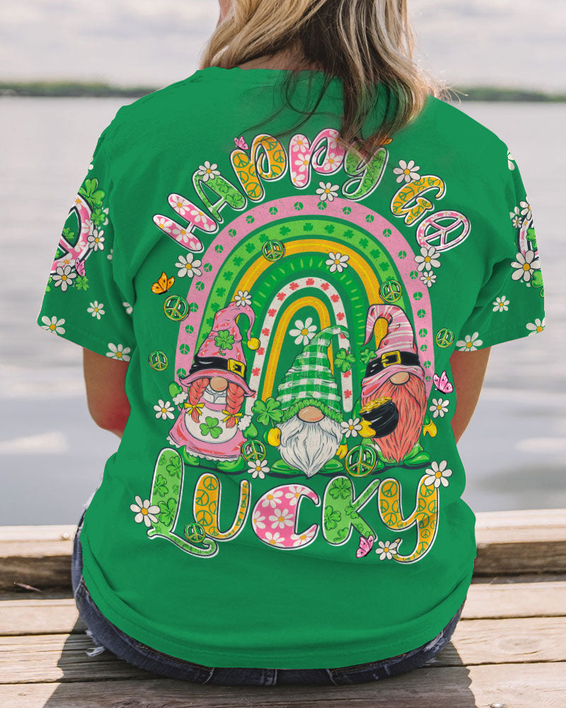 HAPPY GO LUCKY GNOMIES PATRICK'S DAY ALL OVER PRINT - TY2301241