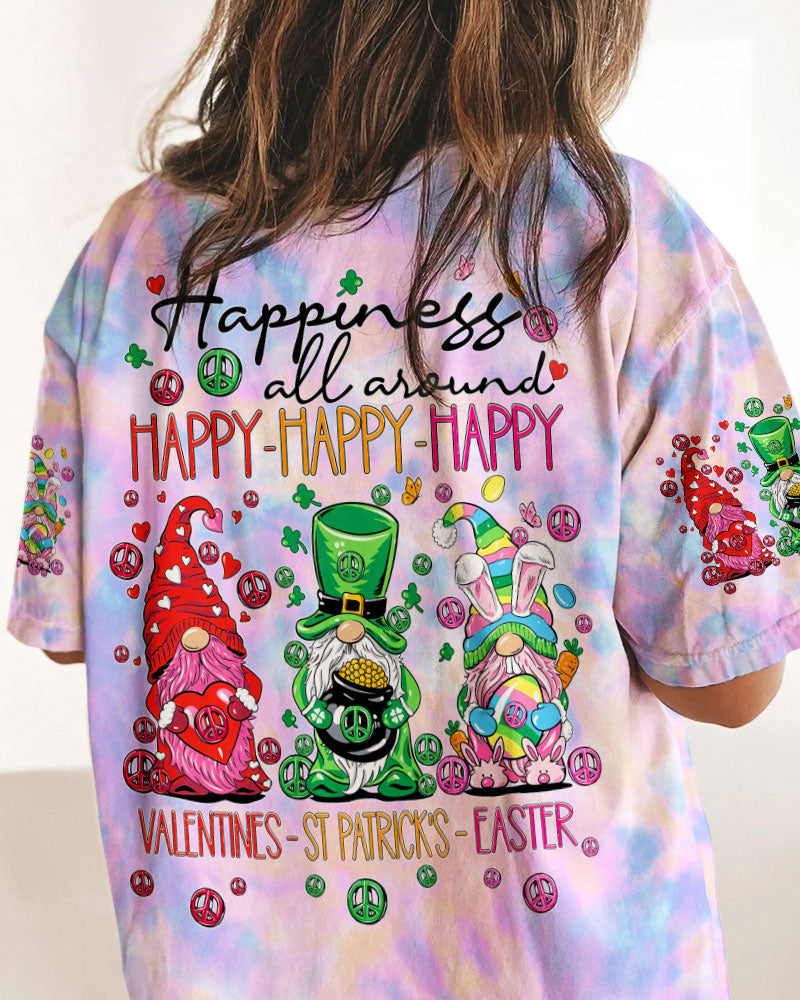 HAPPINESS ALL AROUND GNOMIE ALL OVER PRINT - TY2612231