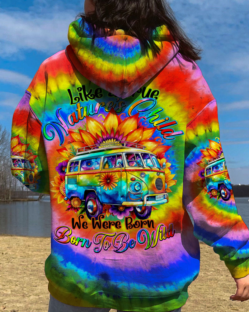 BORN TO BE WILD TIE DYE ALL OVER PRINT - TY0108231