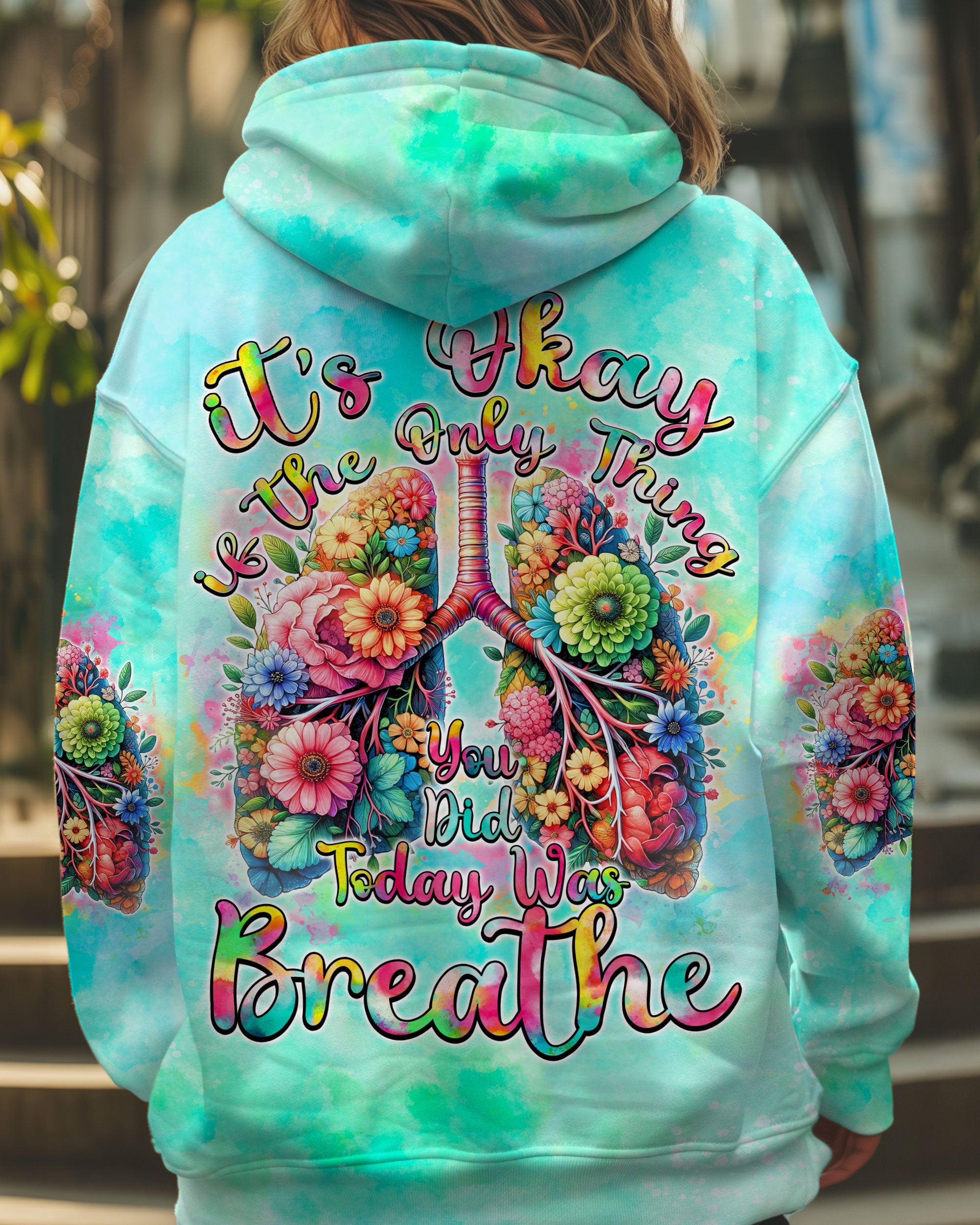 TODAY WAS BREATH LUNG FLOWERS ALL OVER PRINT - TY2511242