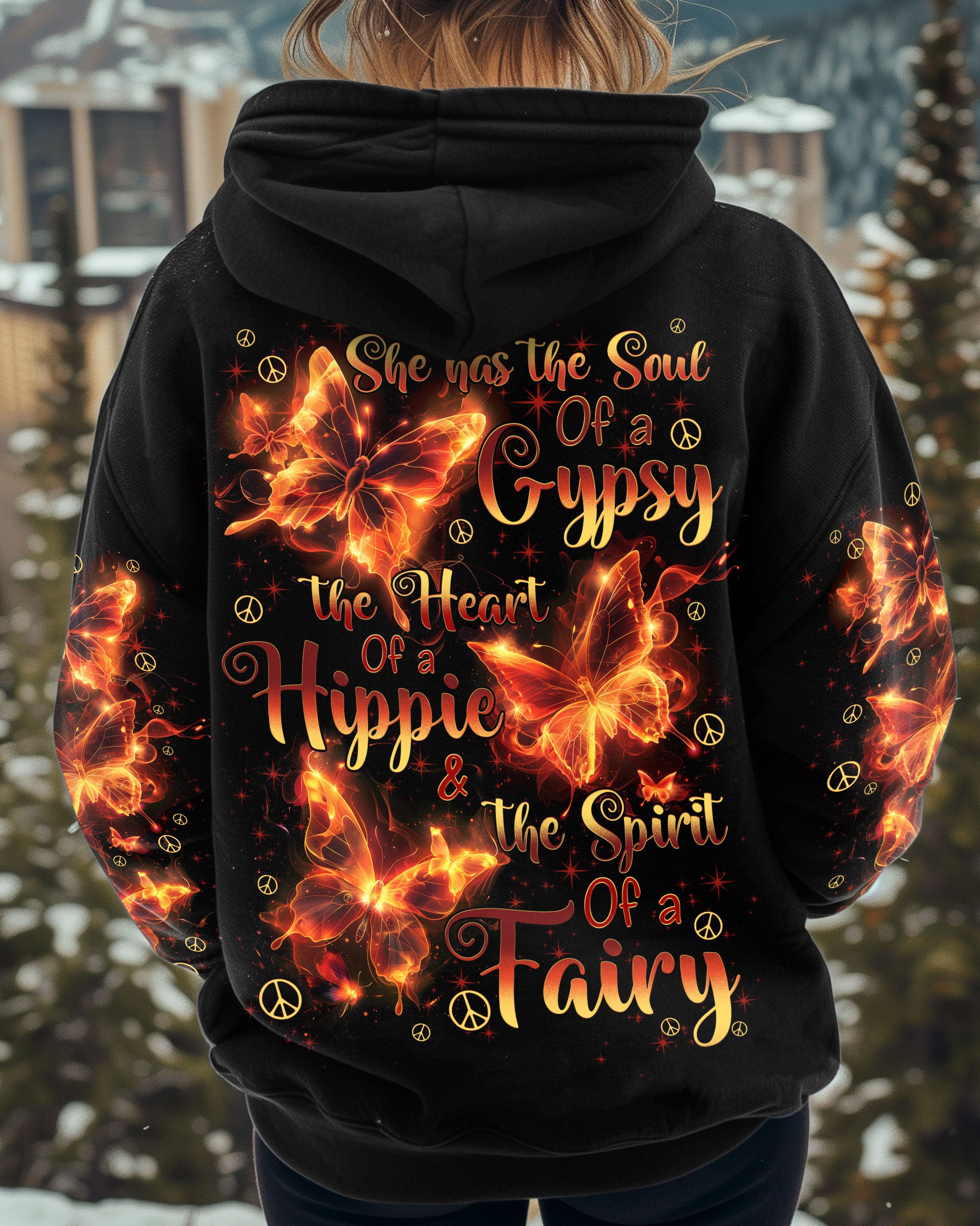 SPIRIT OFF A FAIRY BUTTERFLIES ALL OVER PRINT - TY2211241