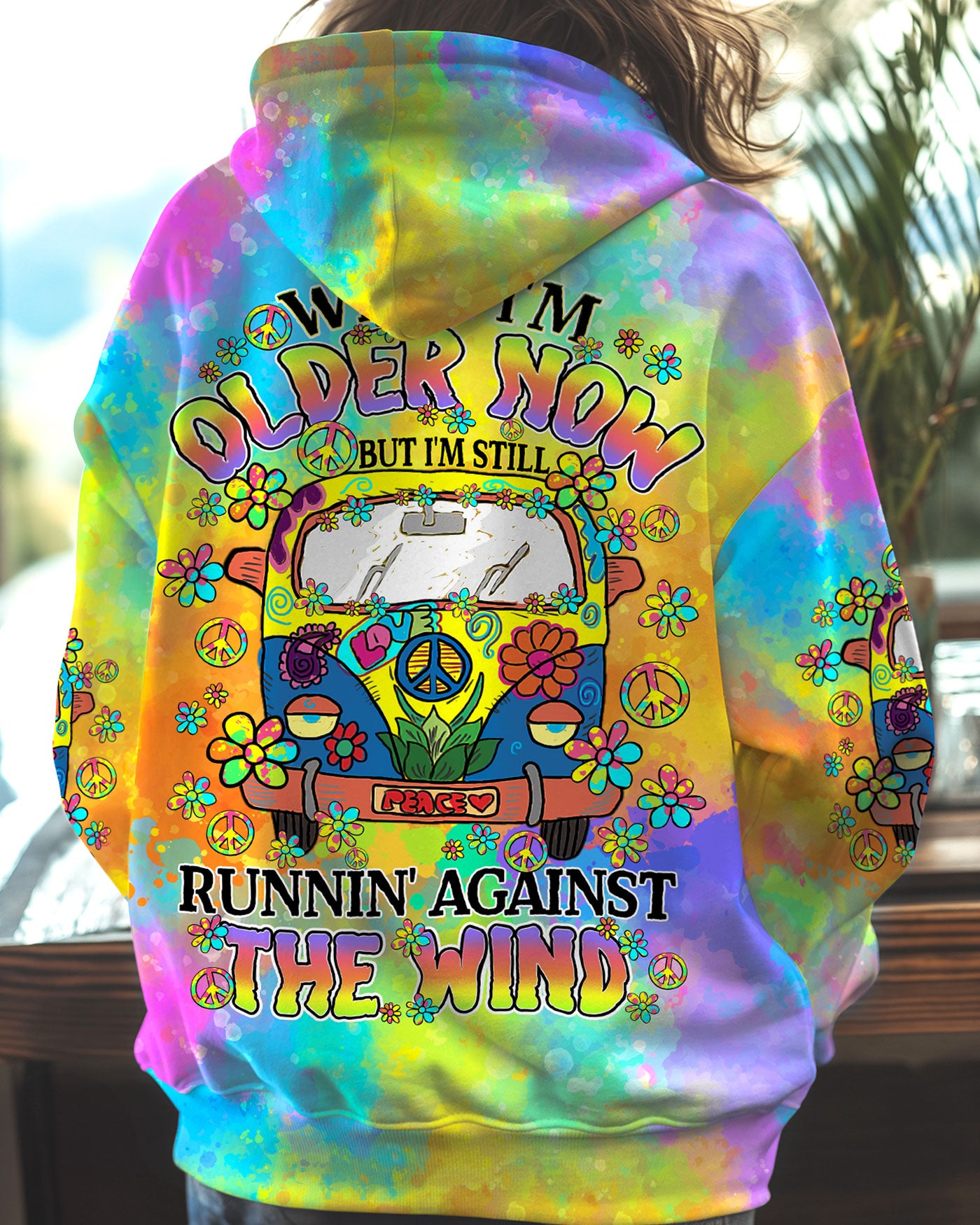 RUNNING AGAINST THE WIND TIE DYE ALL OVER PRINT - TY1408242