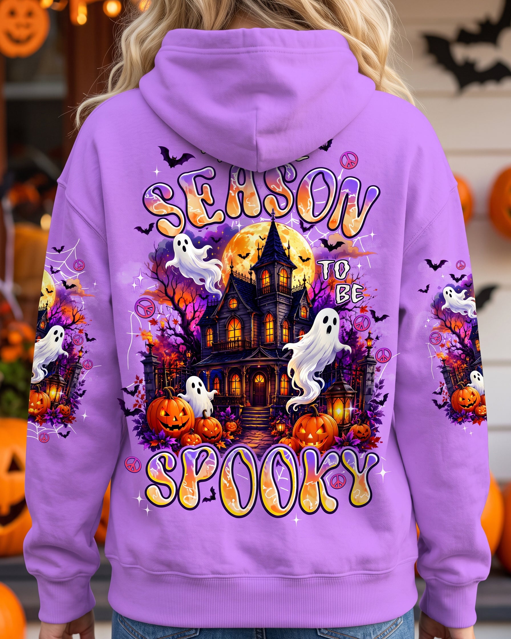 TIS THE SEASON TO BE SPOOKY HALLOWEEN ALL OVER PRINT - TYPQ2807261