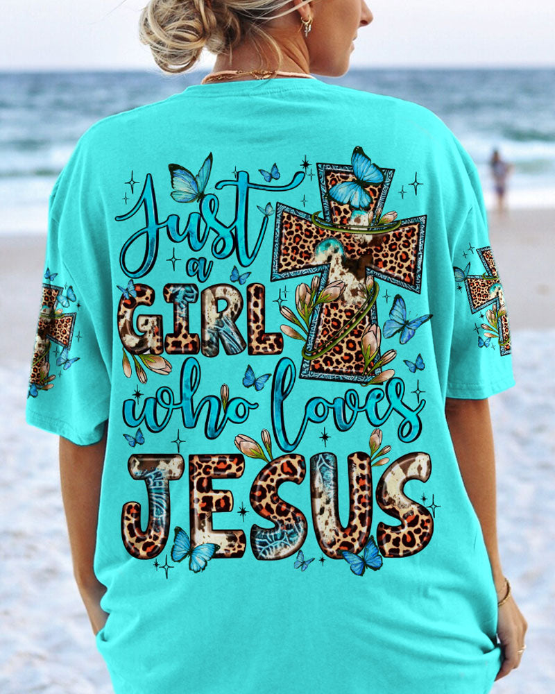 JUST A GIRL WHO LOVES JESUS ALL OVER PRINT - TY2406231