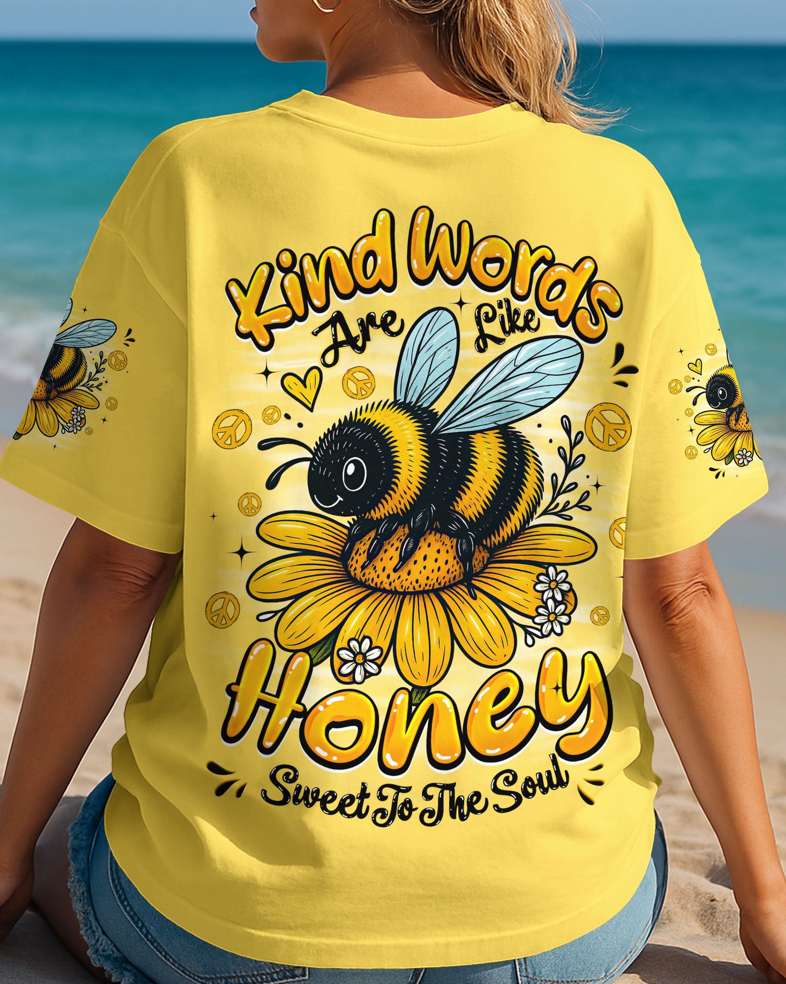 SWEET TO THE SOUL BEE ALL OVER PRINT - TYQY2006254