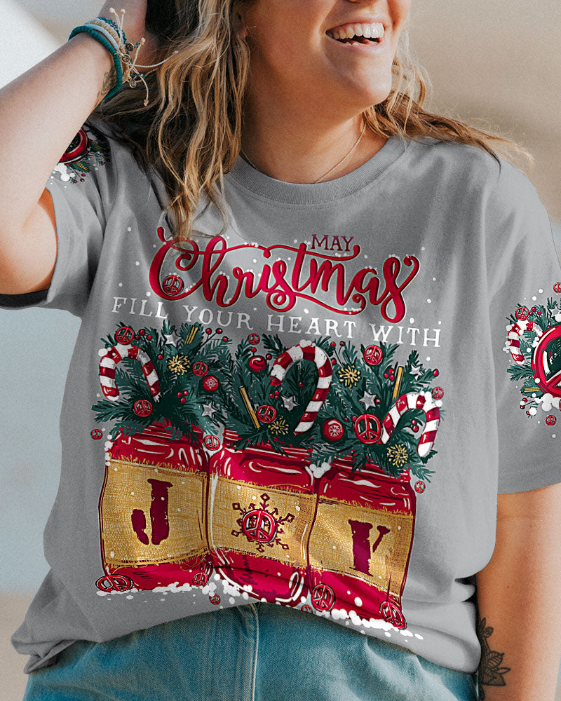 HEART WITH JOY CHRISTMAS ALL OVER PRINT - TYQY0609232